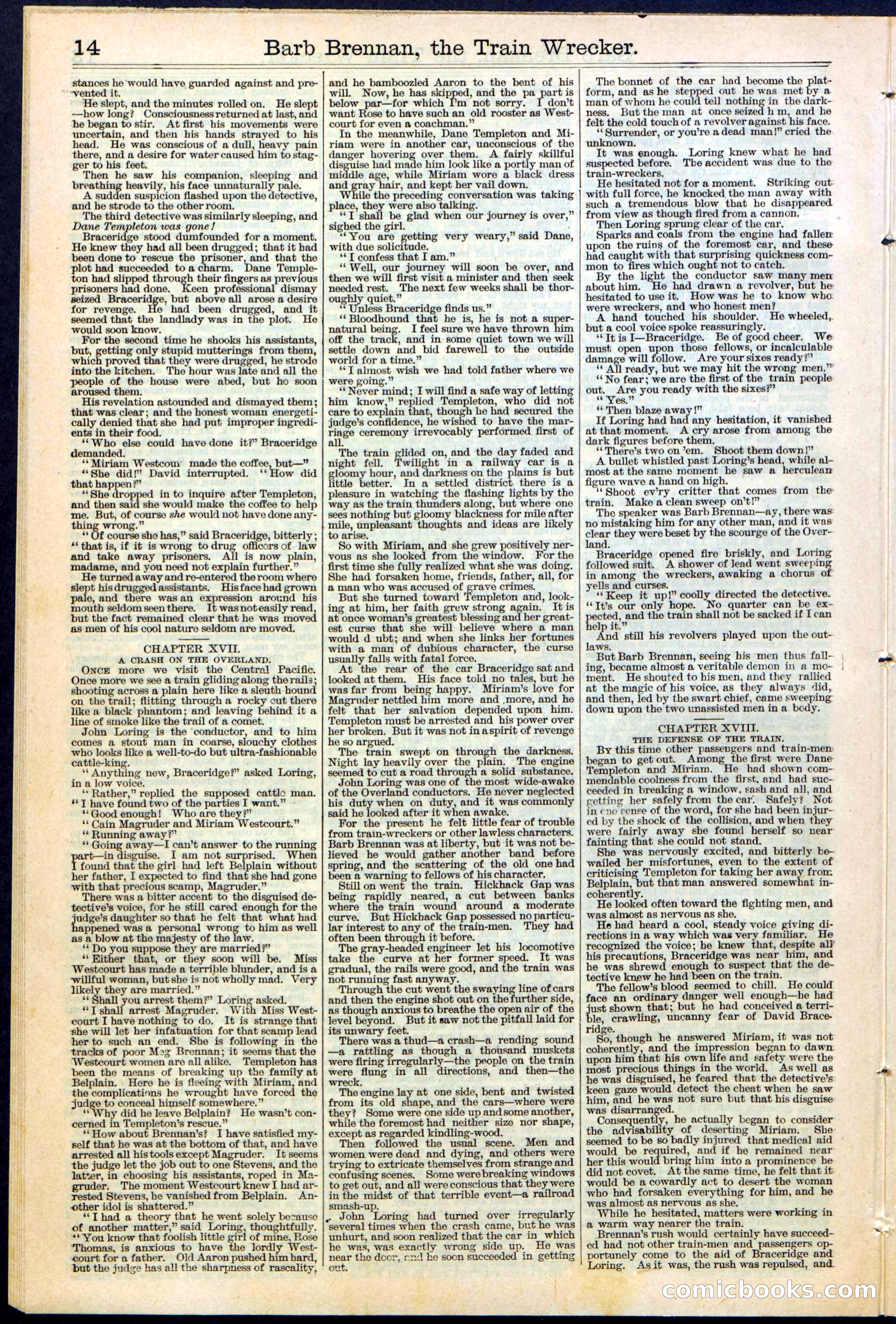 Beadle's New York Dime Library No. 353 — page 14 of 32
