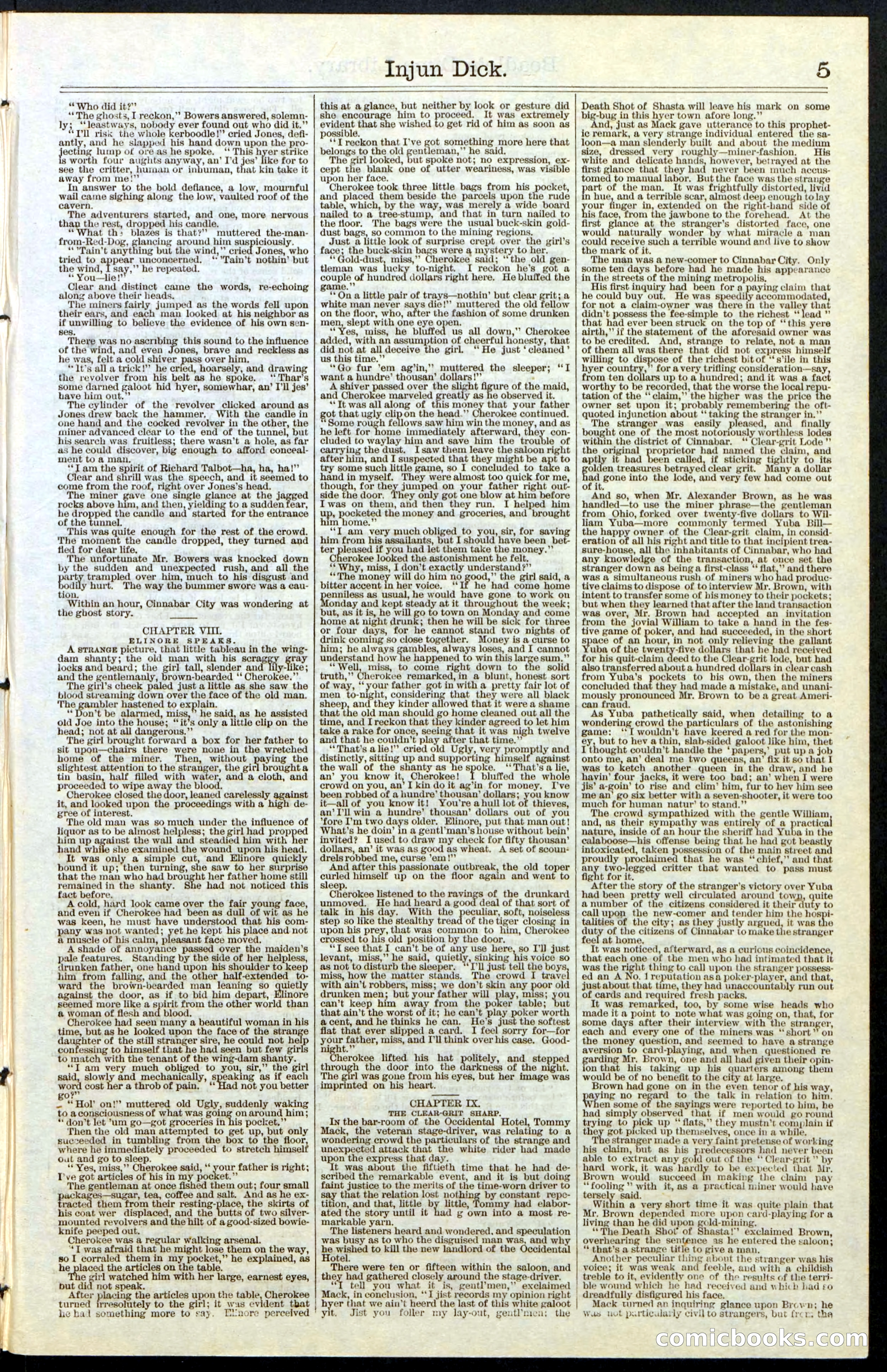 Beadle's New York Dime Library, No. 36 — page 5 of 24