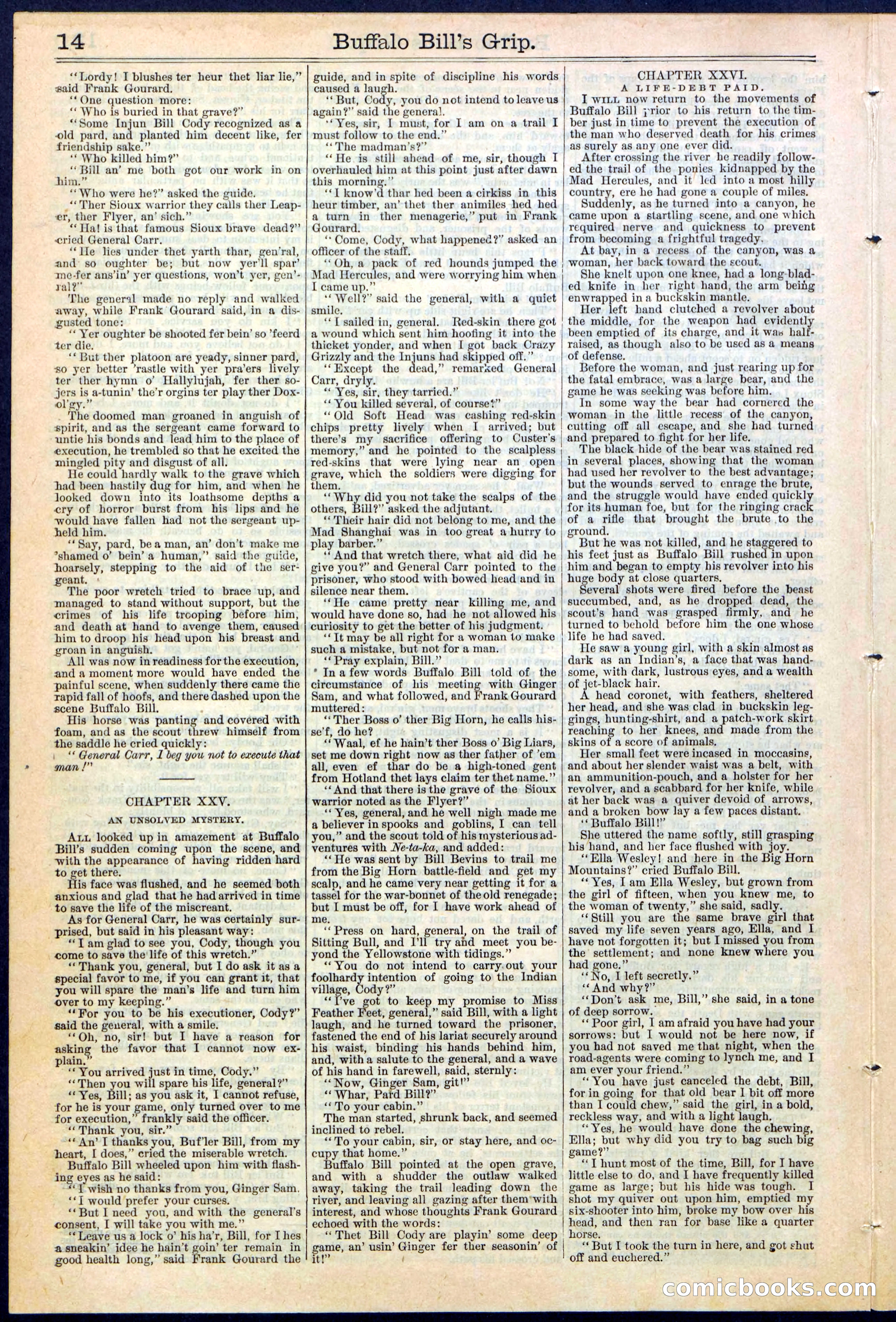 Beadle's Dime Library No. 362 — page 14 of 24