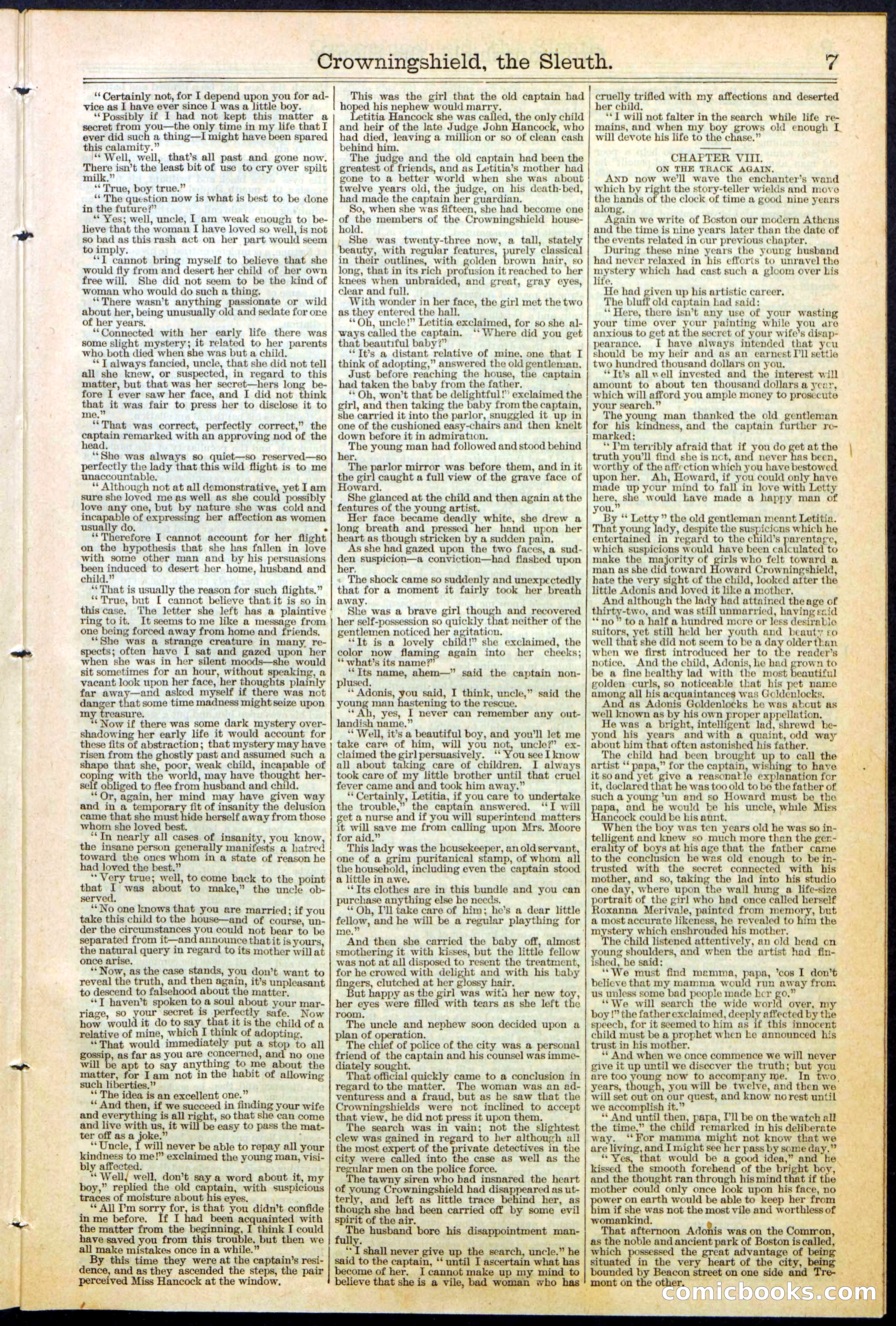 Beadle's New York Dime Library No. 363 — page 7 of 32