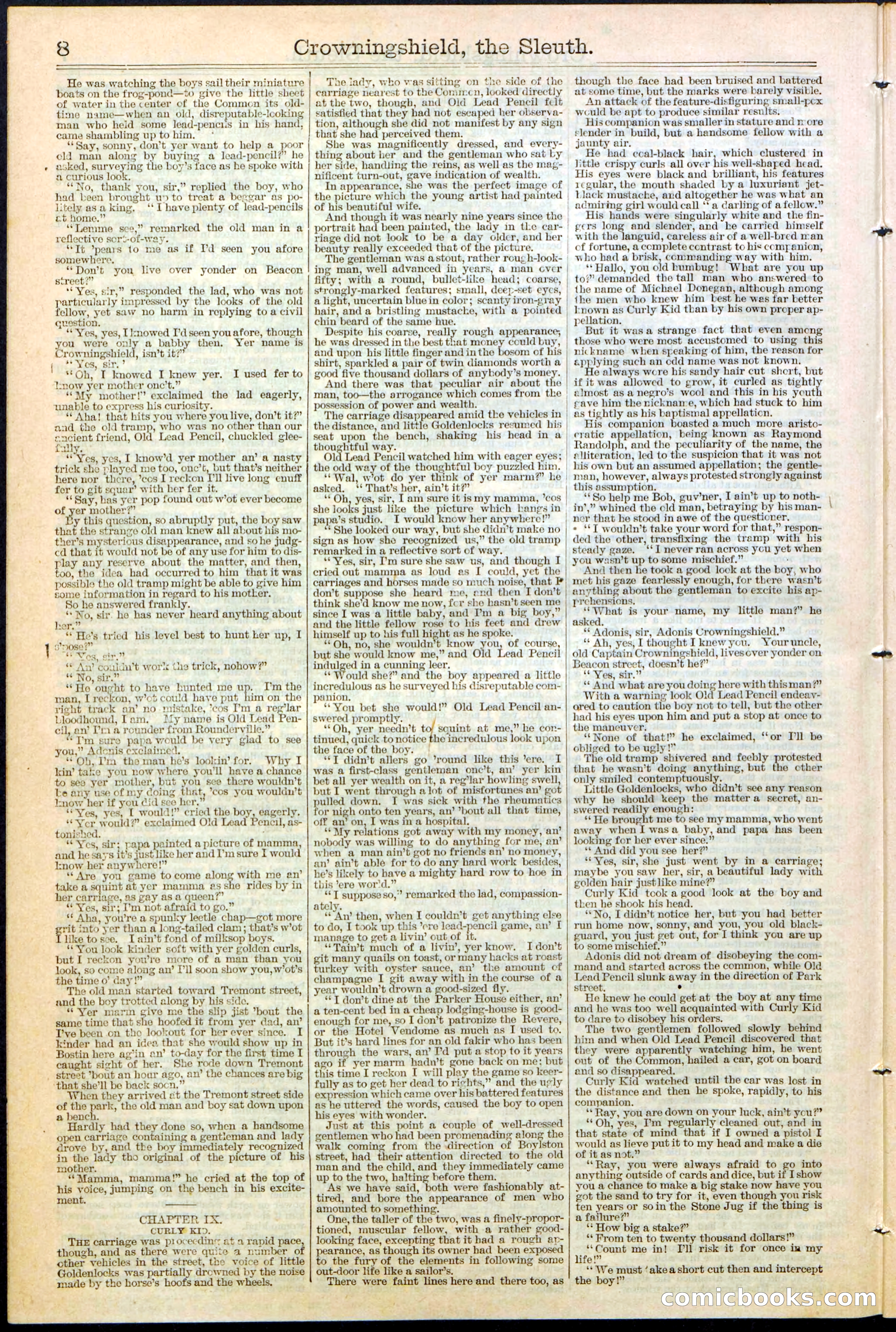 Beadle's New York Dime Library No. 363 — page 8 of 32