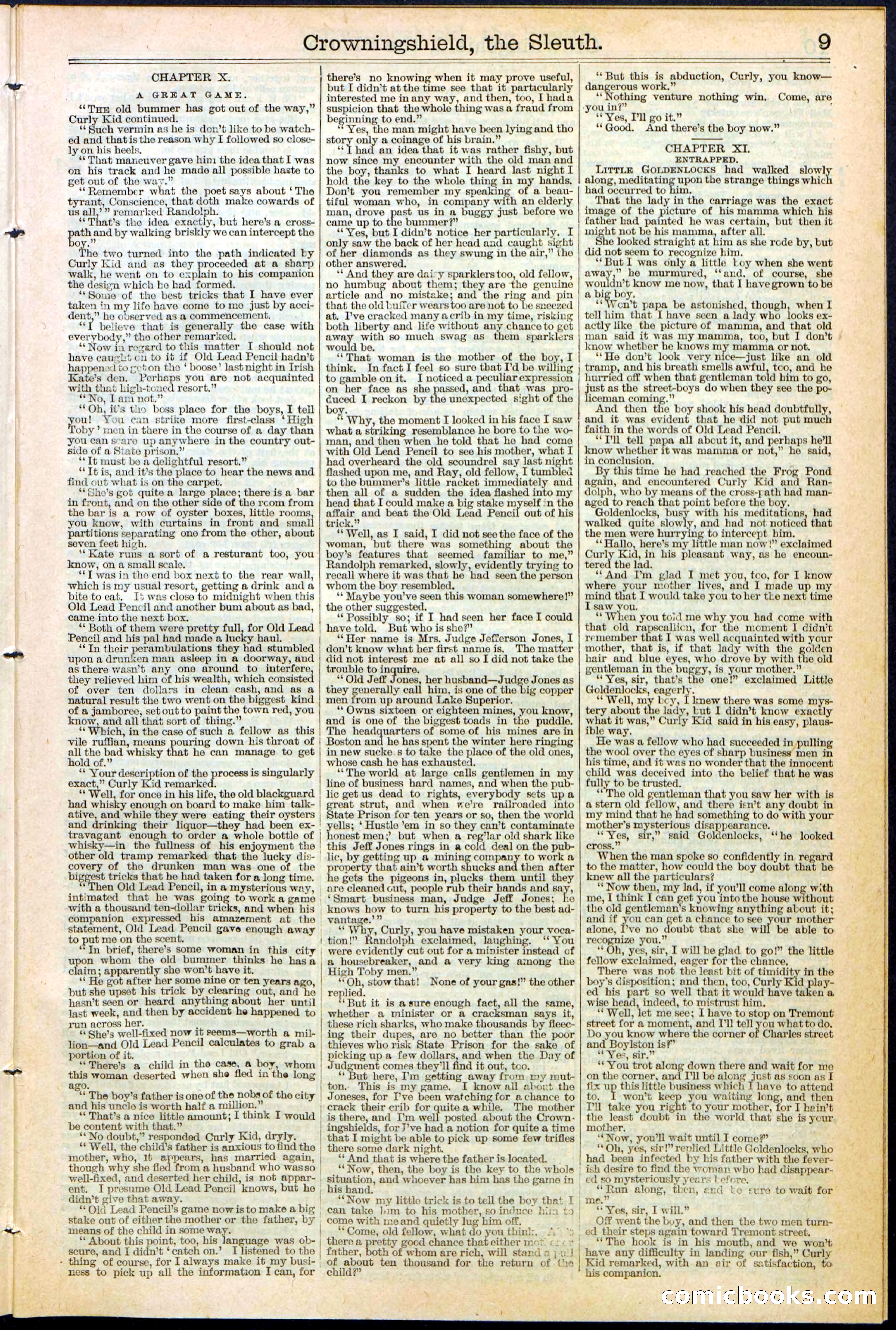 Beadle's New York Dime Library No. 363 — page 9 of 32
