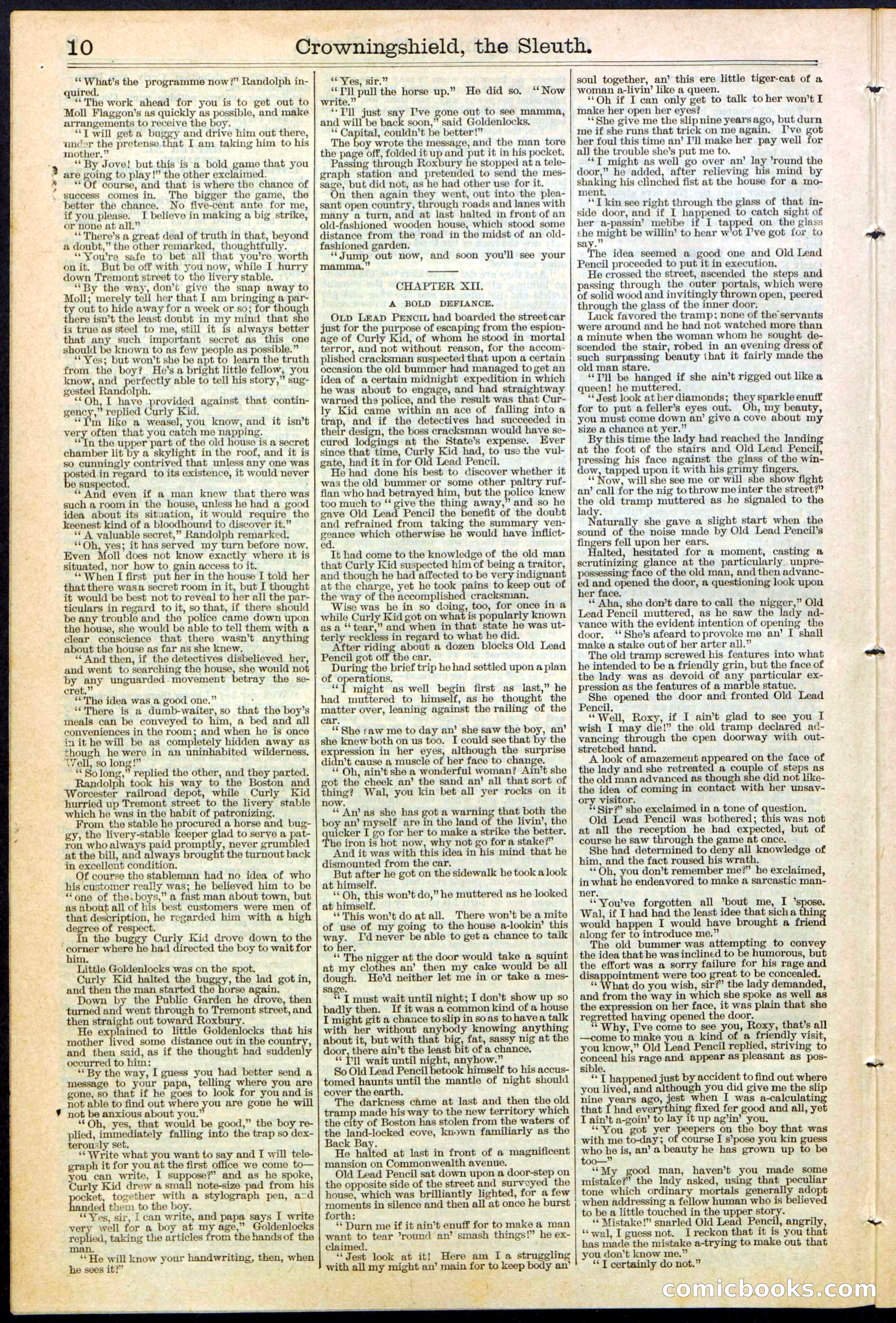 Beadle's New York Dime Library No. 363 — page 10 of 32
