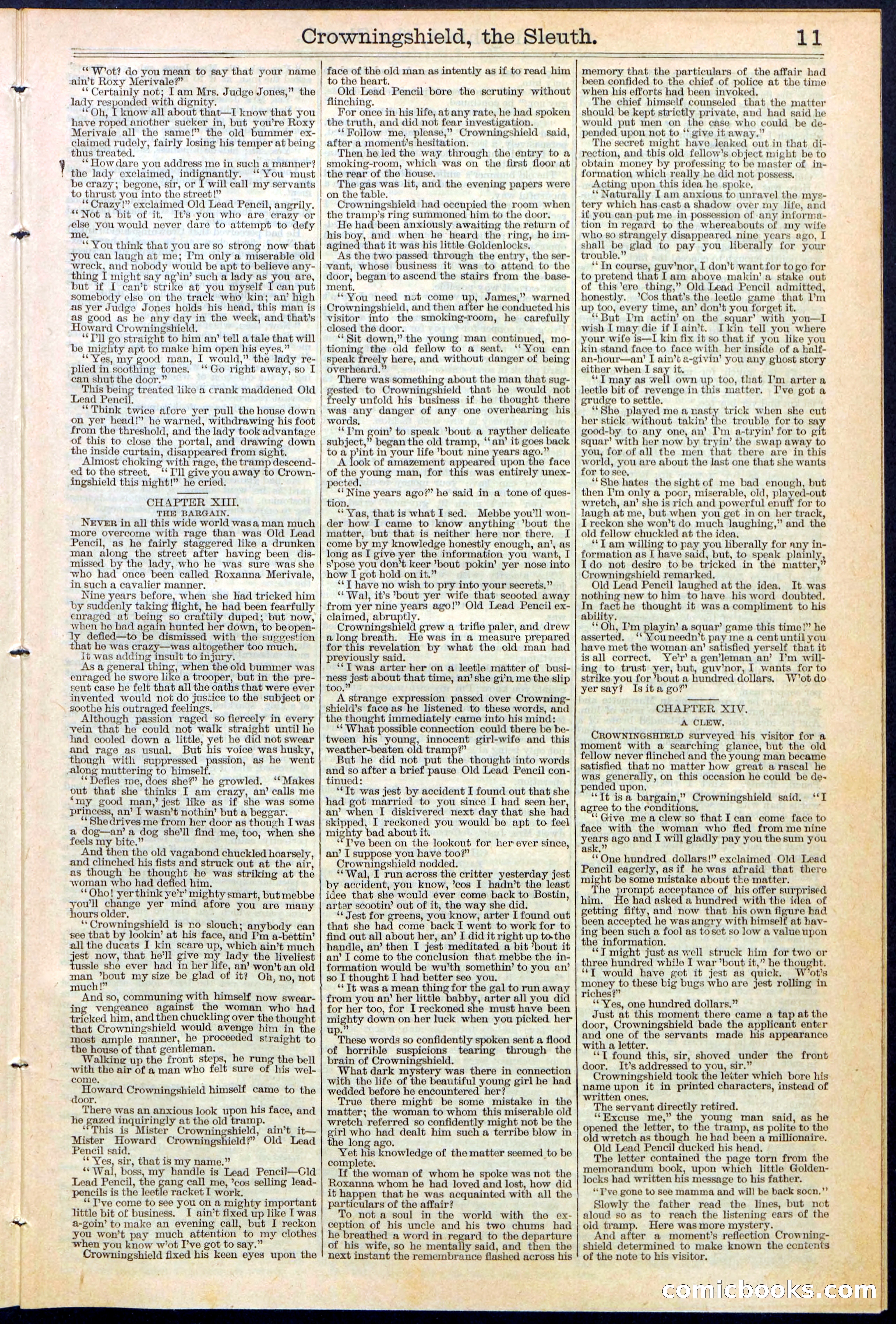 Beadle's New York Dime Library No. 363 — page 11 of 32