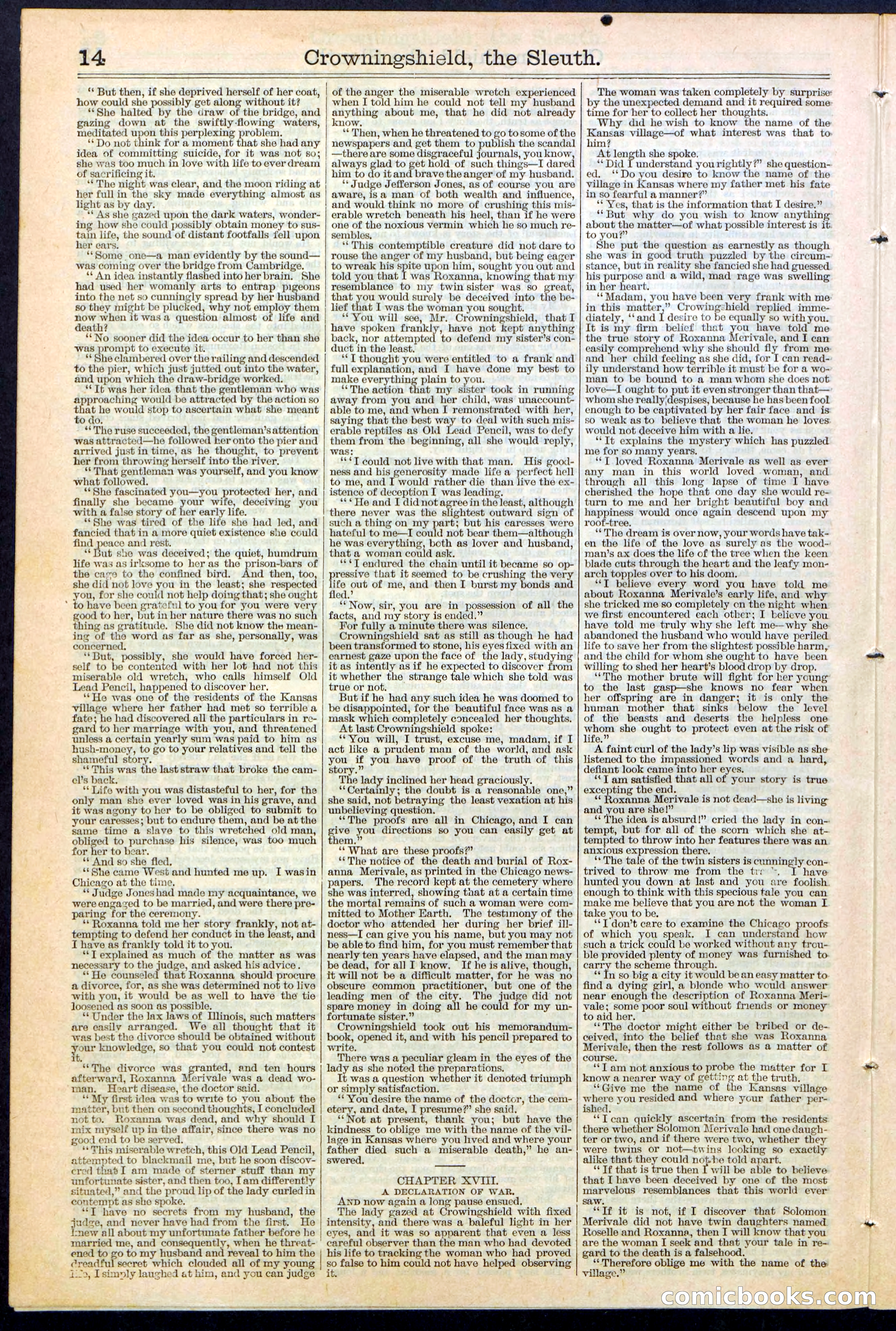 Beadle's New York Dime Library No. 363 — page 14 of 32