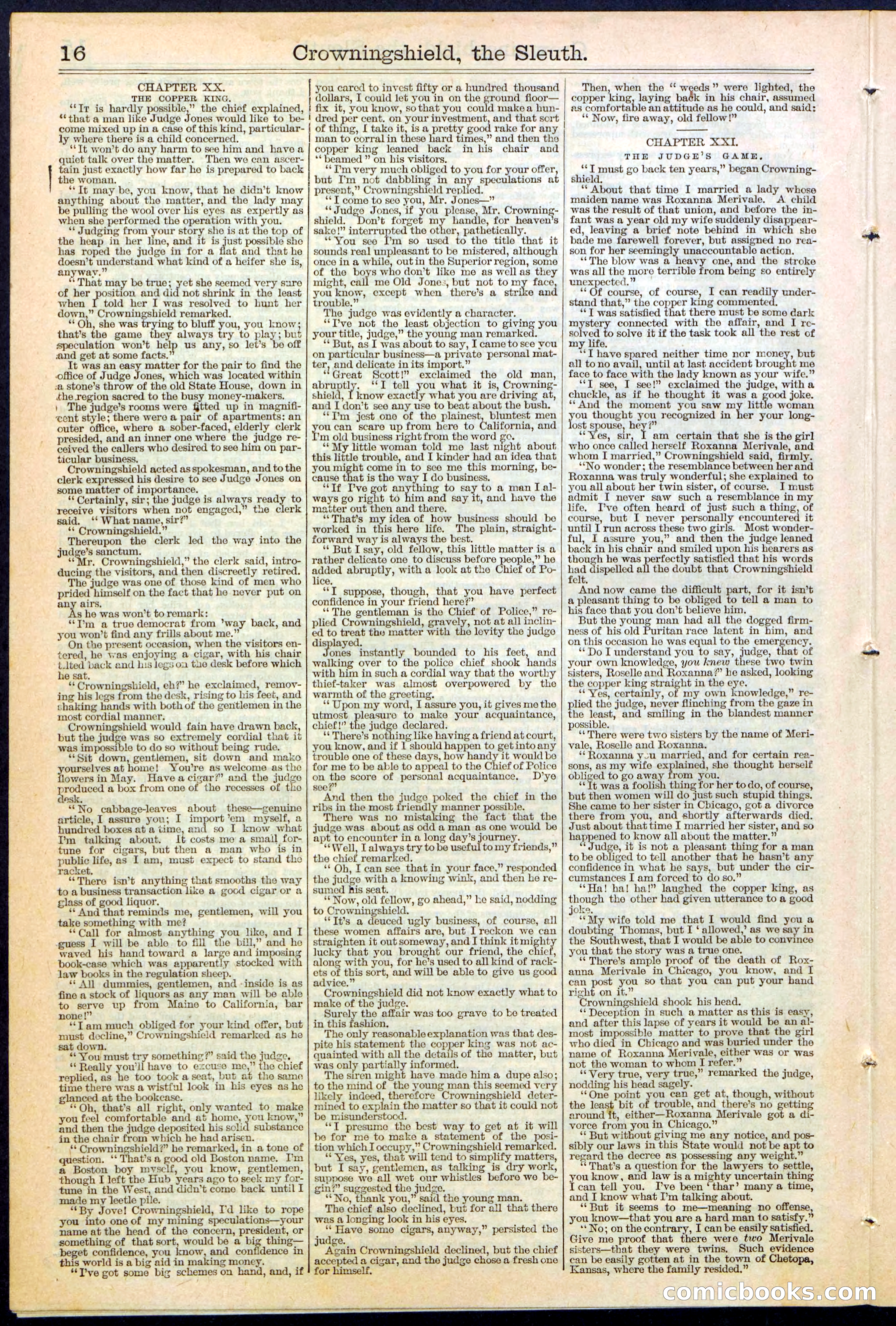 Beadle's New York Dime Library No. 363 — page 16 of 32