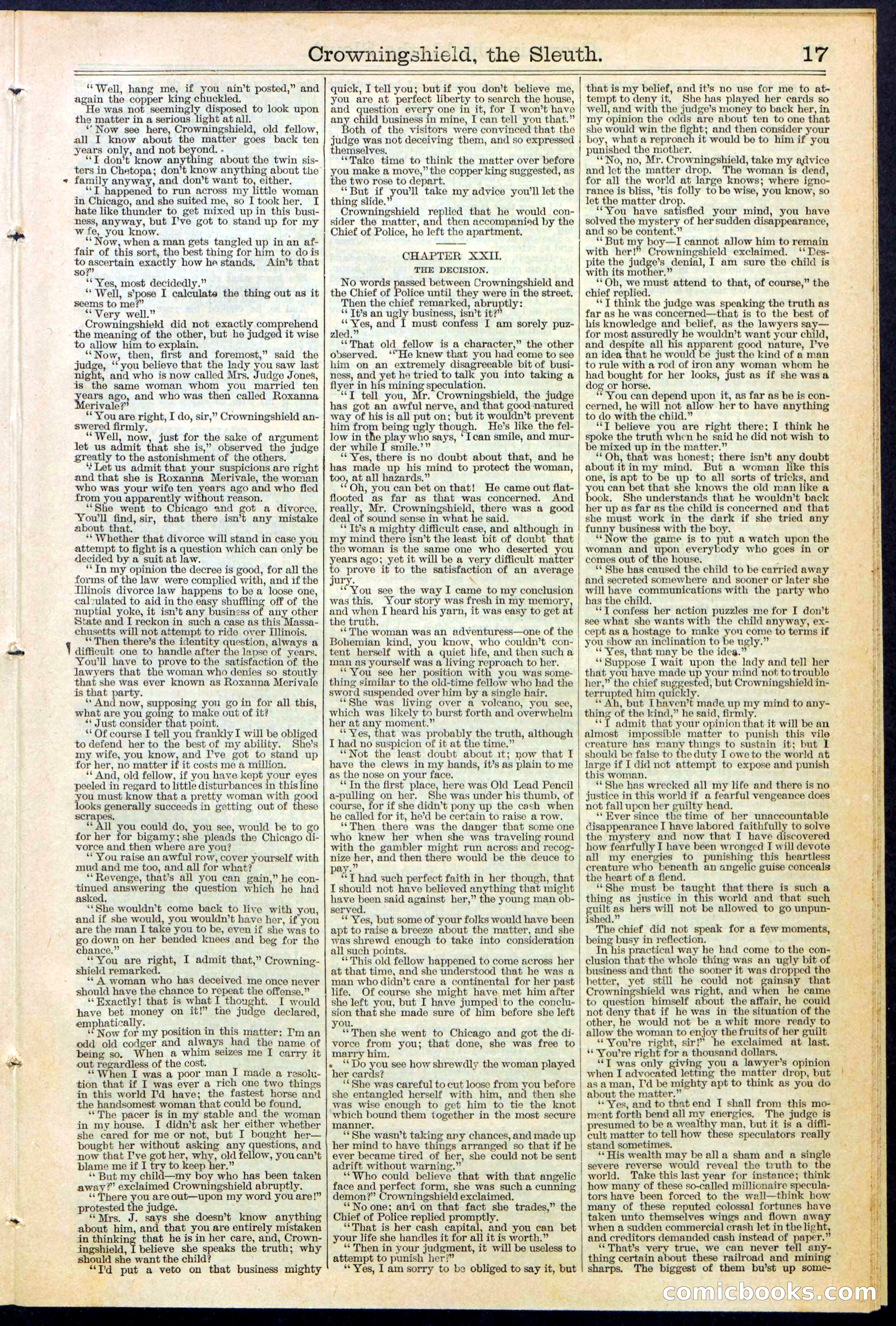 Beadle's New York Dime Library No. 363 — page 17 of 32