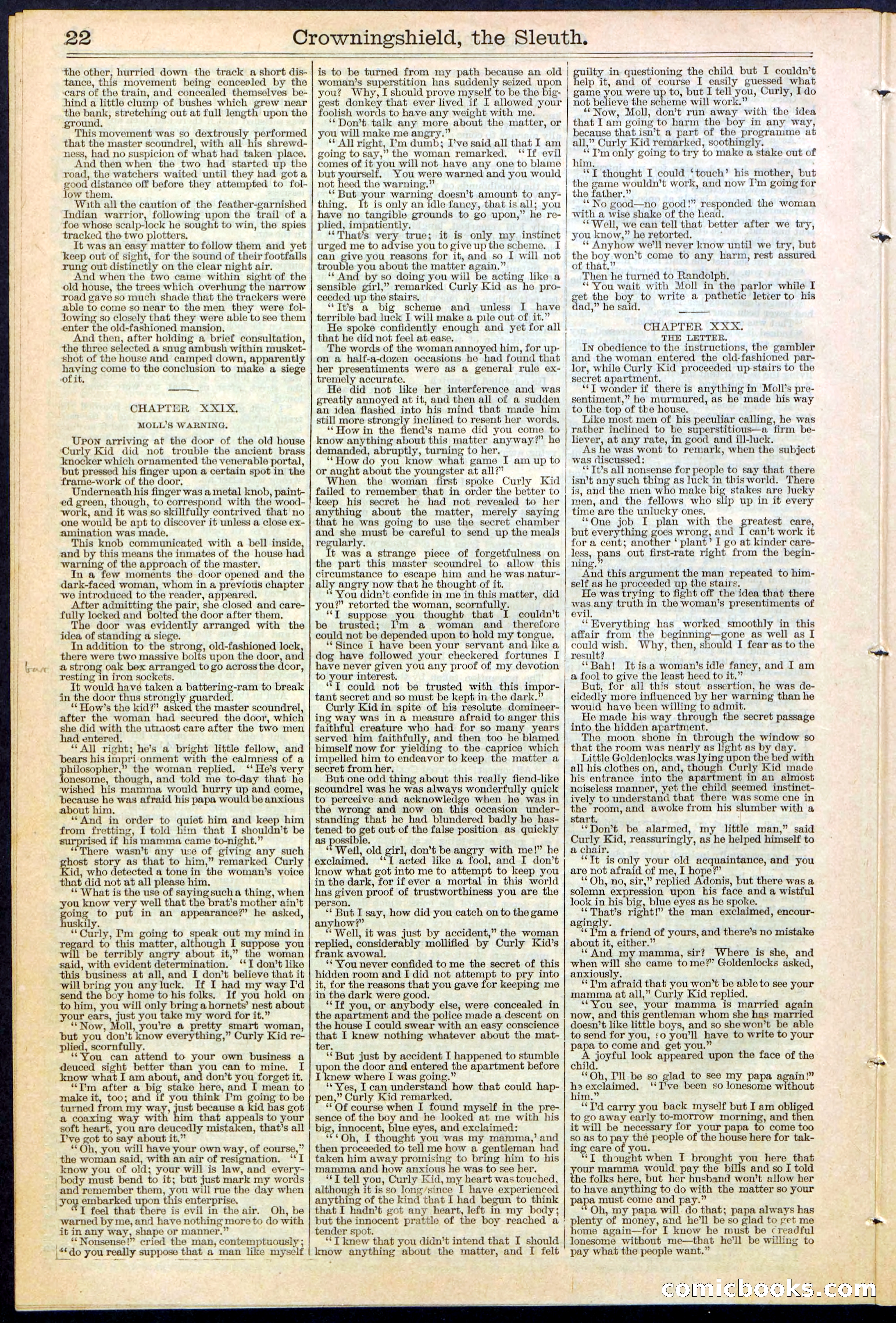 Beadle's New York Dime Library No. 363 — page 22 of 32