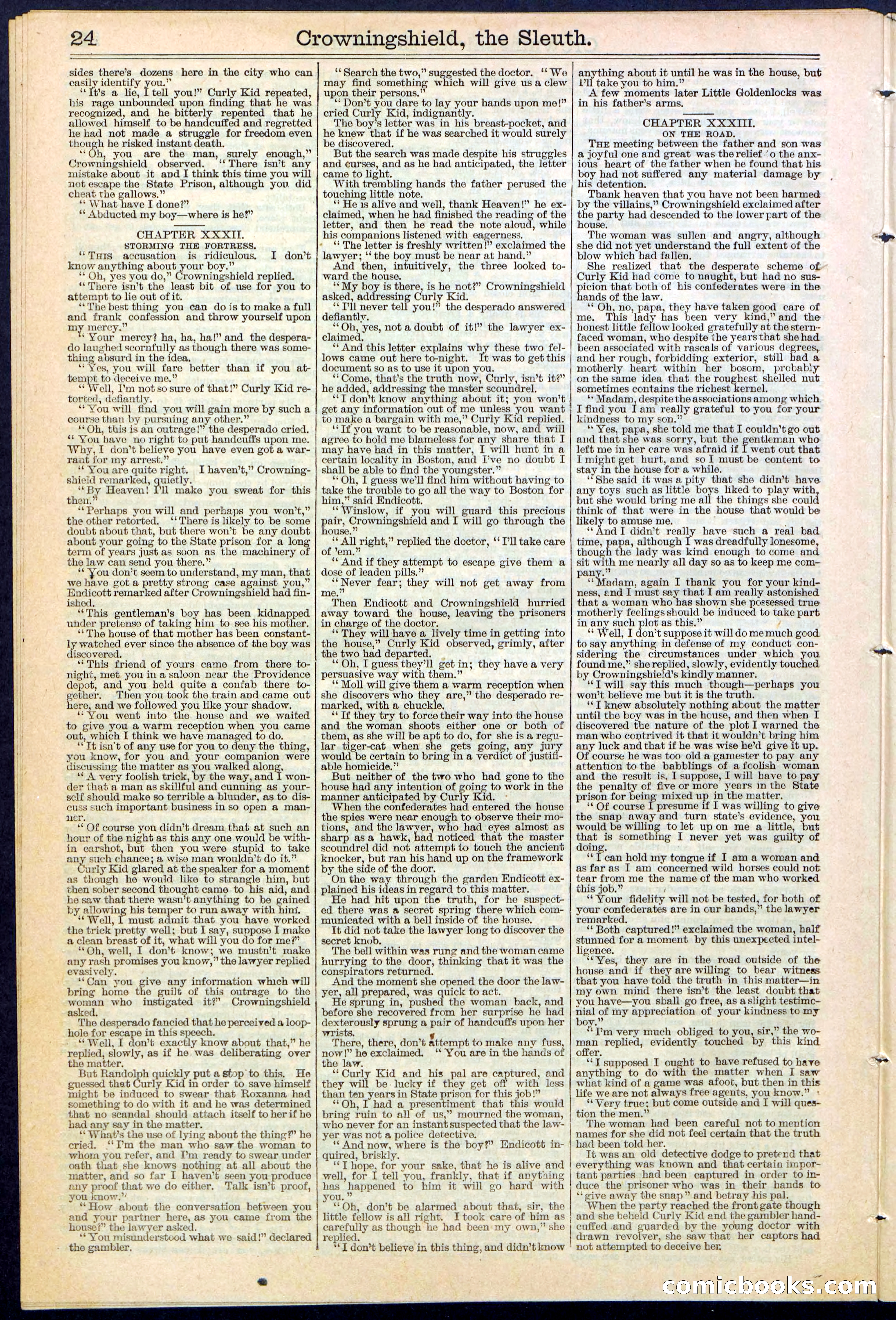 Beadle's New York Dime Library No. 363 — page 24 of 32