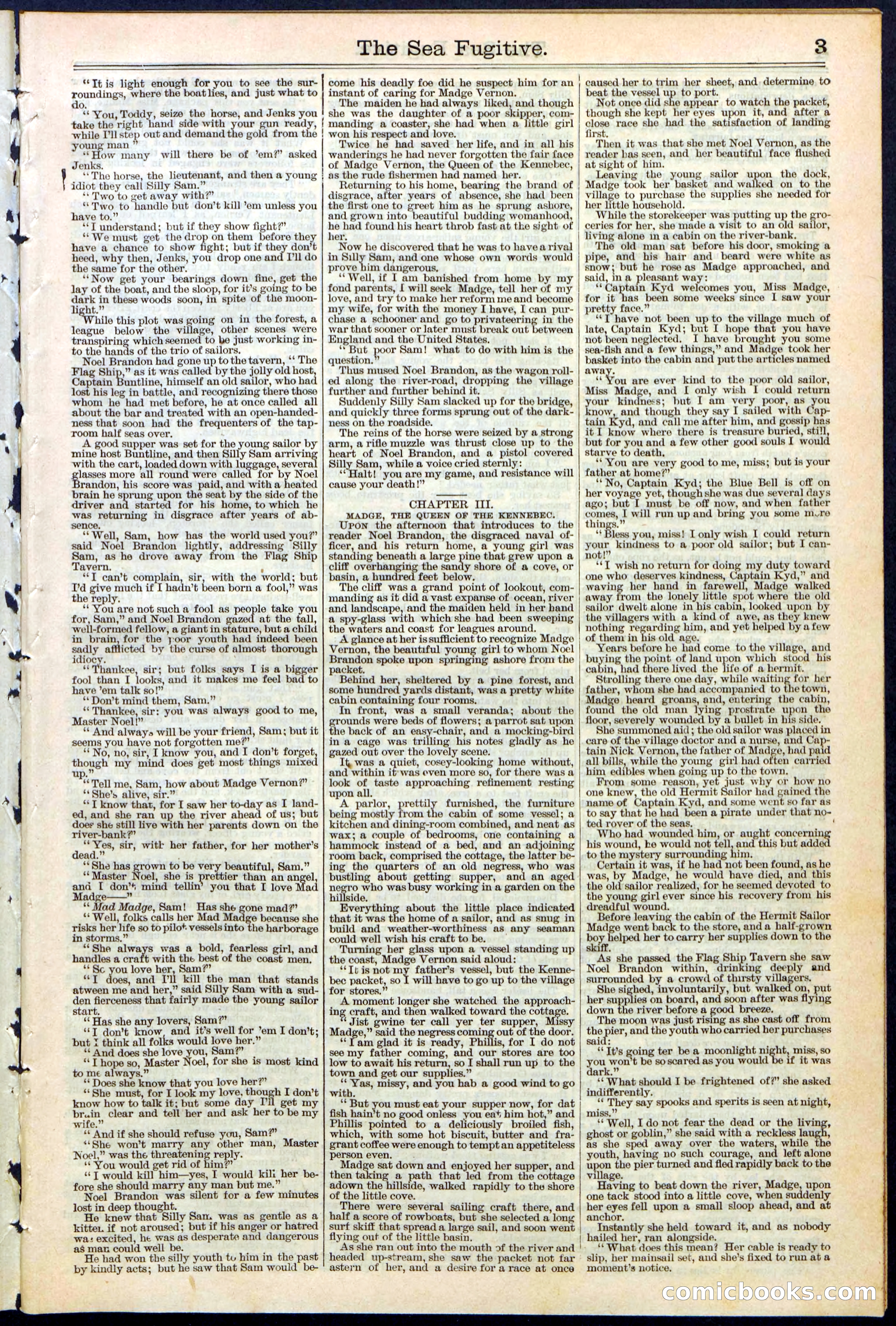 Beadle's Dime Library No. 364 — page 3 of 32