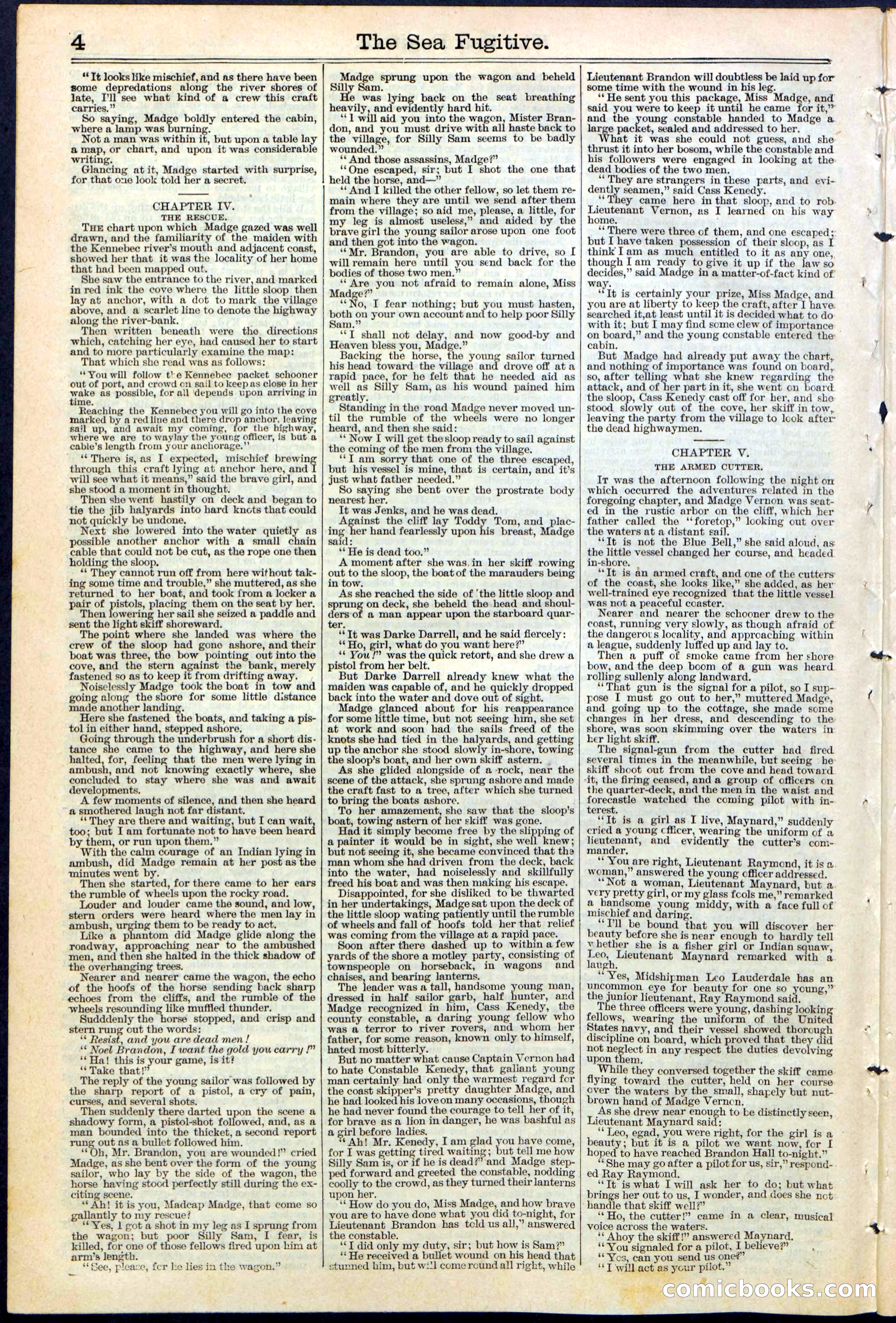 Beadle's Dime Library No. 364 — page 4 of 32