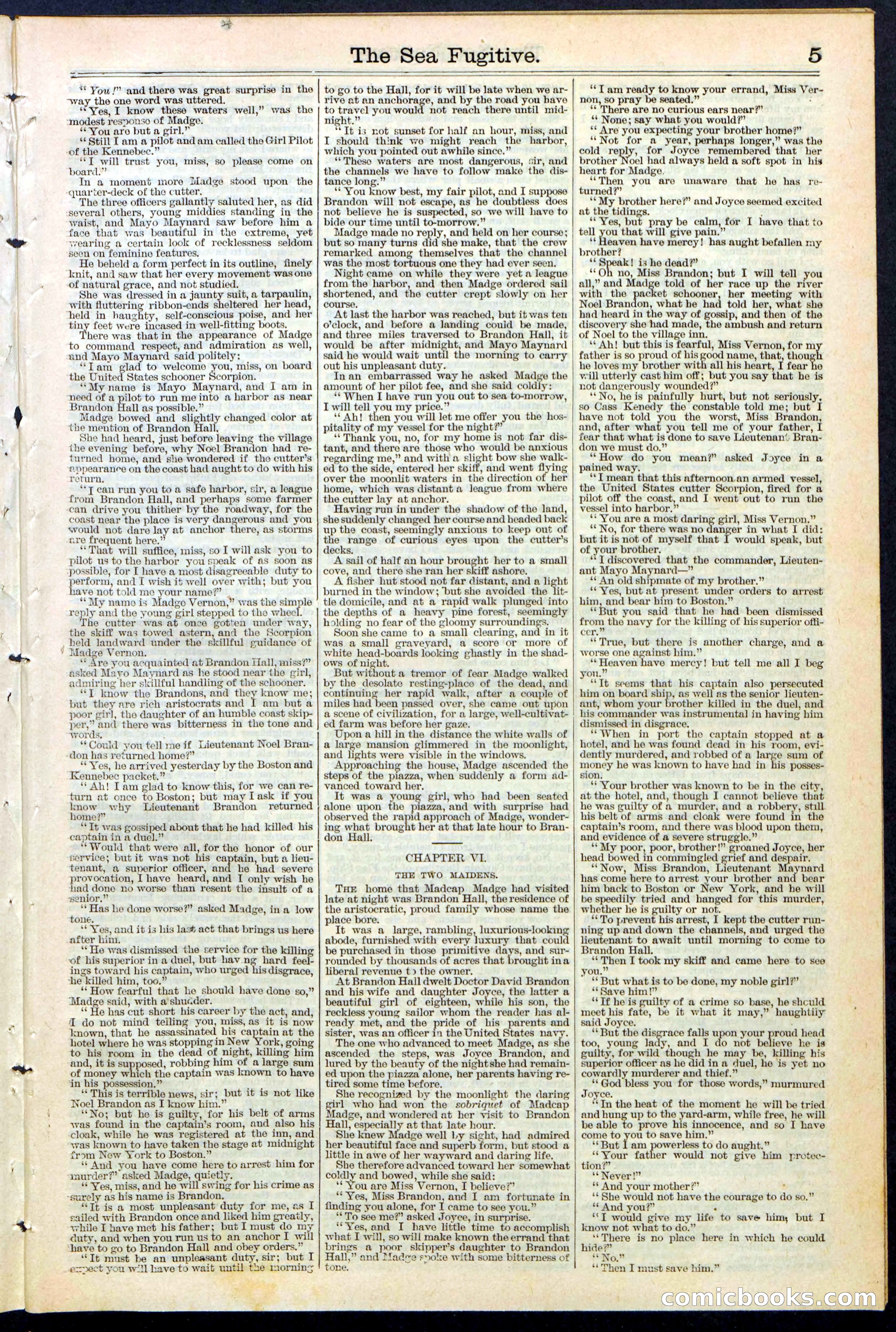 Beadle's Dime Library No. 364 — page 5 of 32