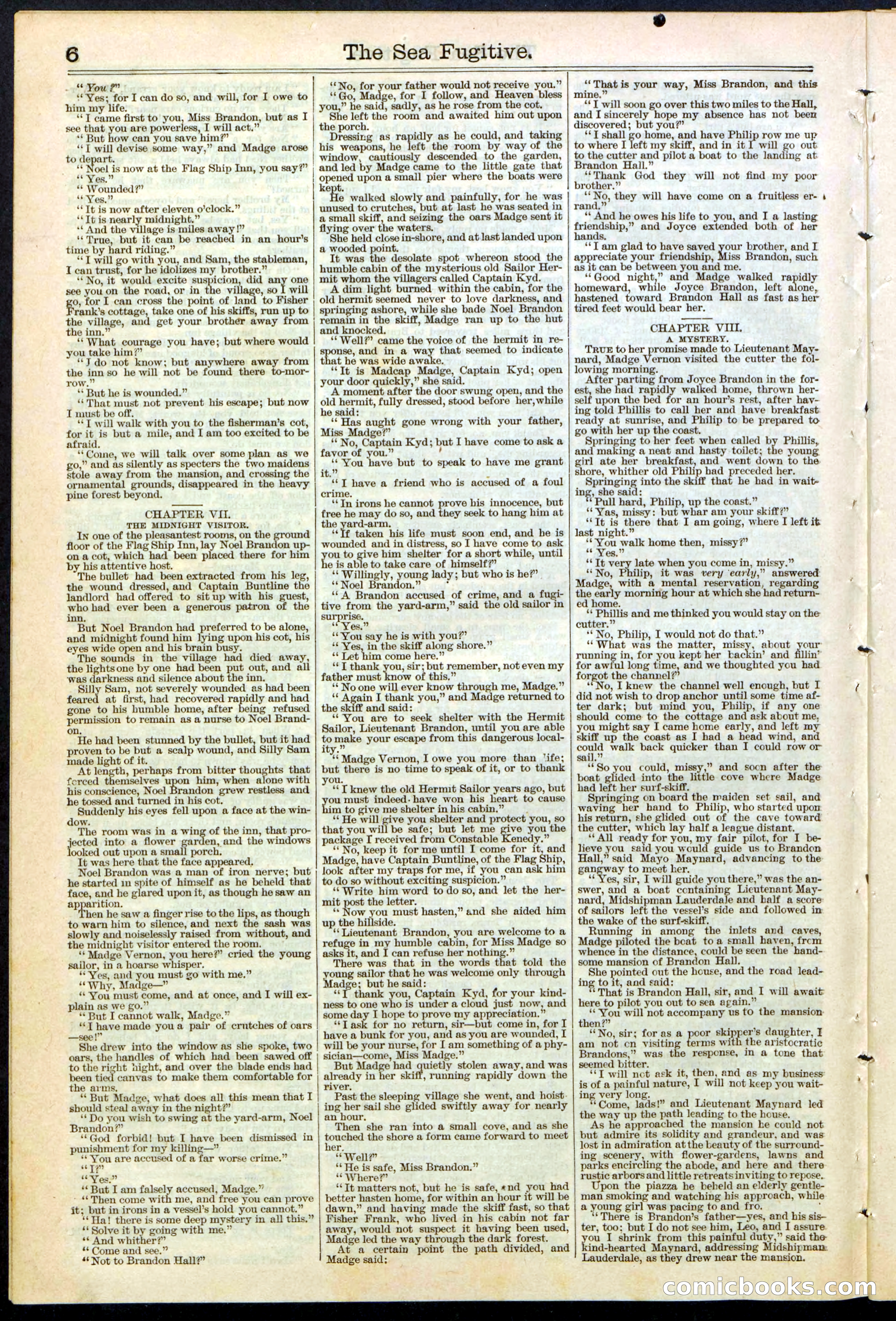 Beadle's Dime Library No. 364 — page 6 of 32