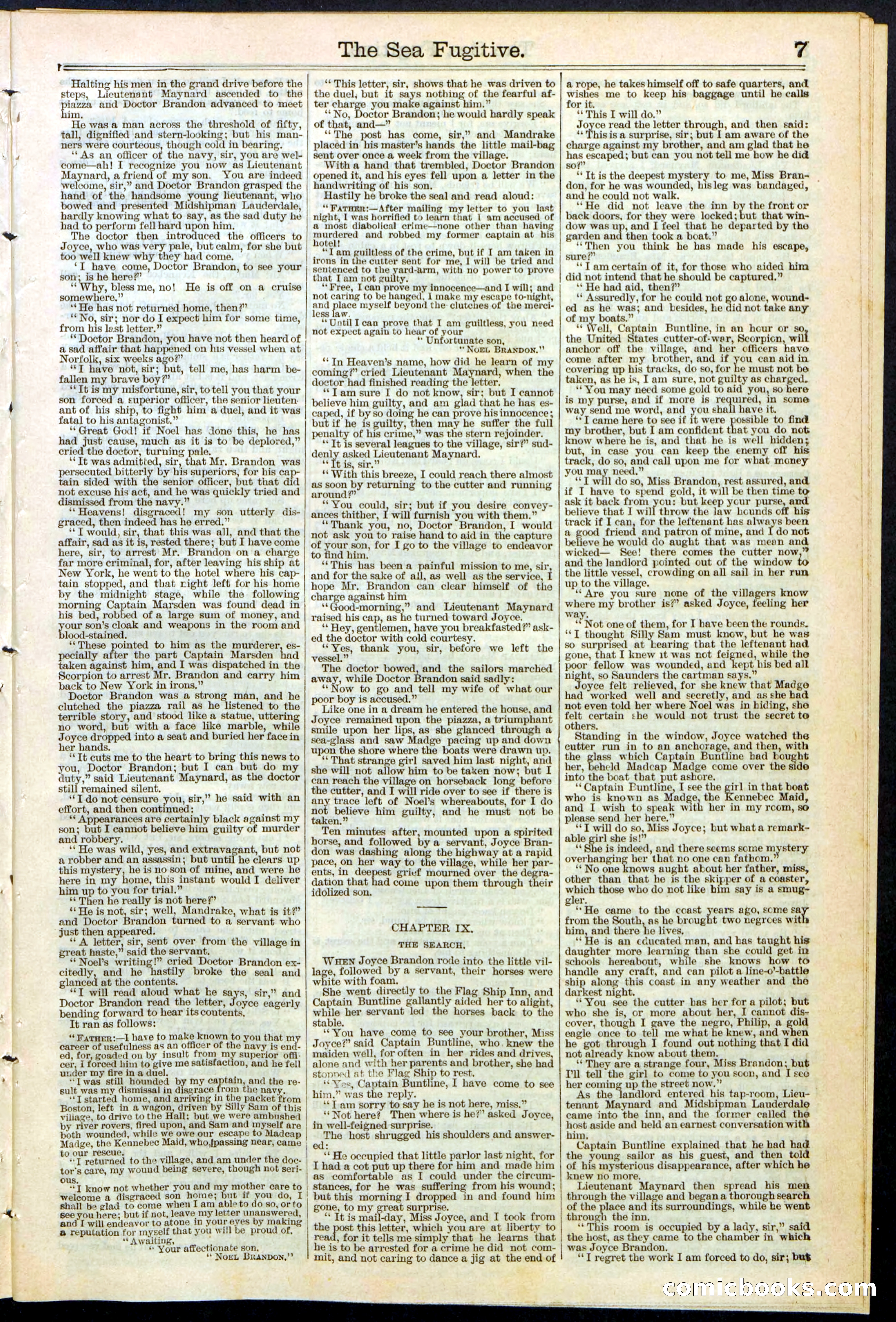 Beadle's Dime Library No. 364 — page 7 of 32