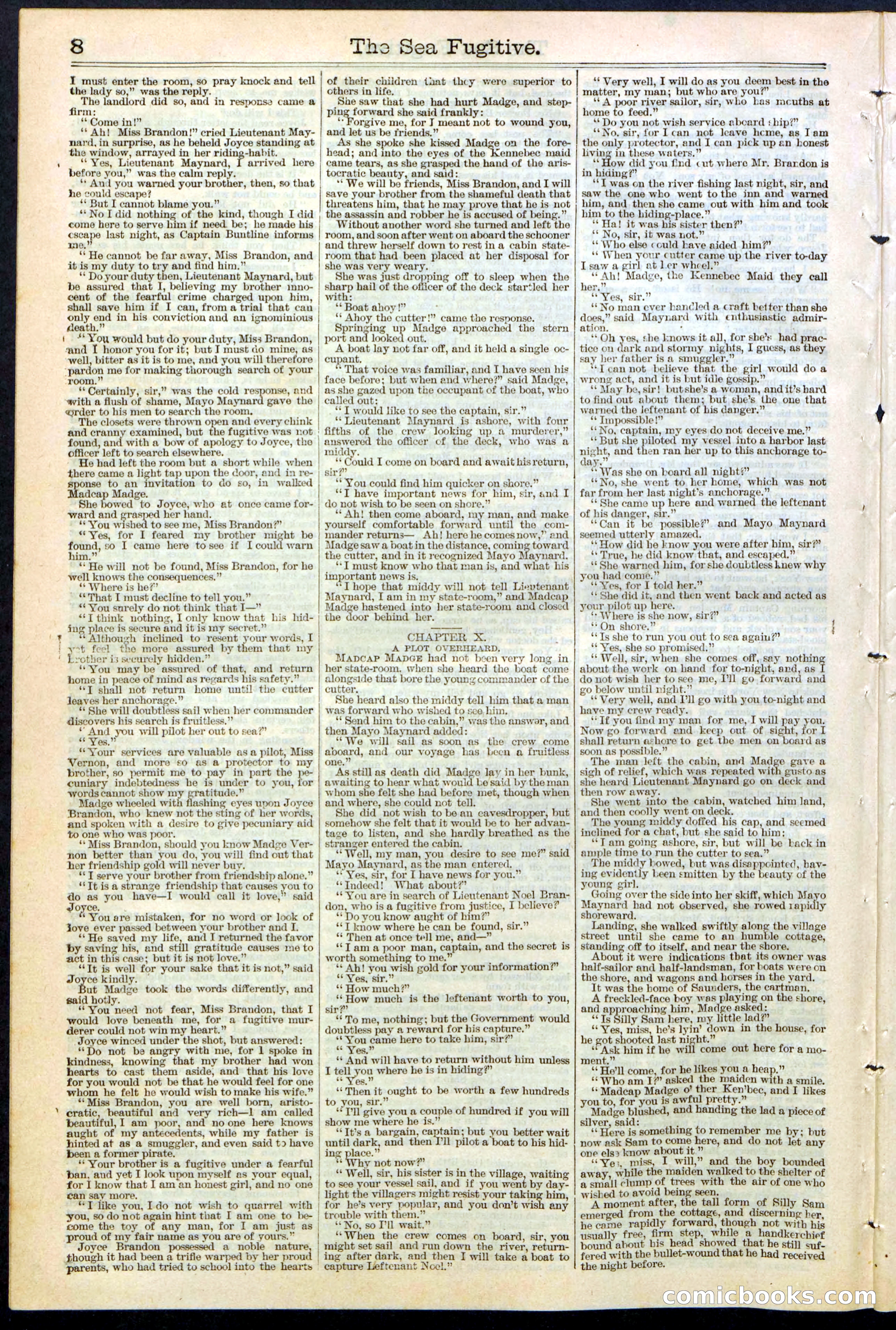 Beadle's Dime Library No. 364 — page 8 of 32