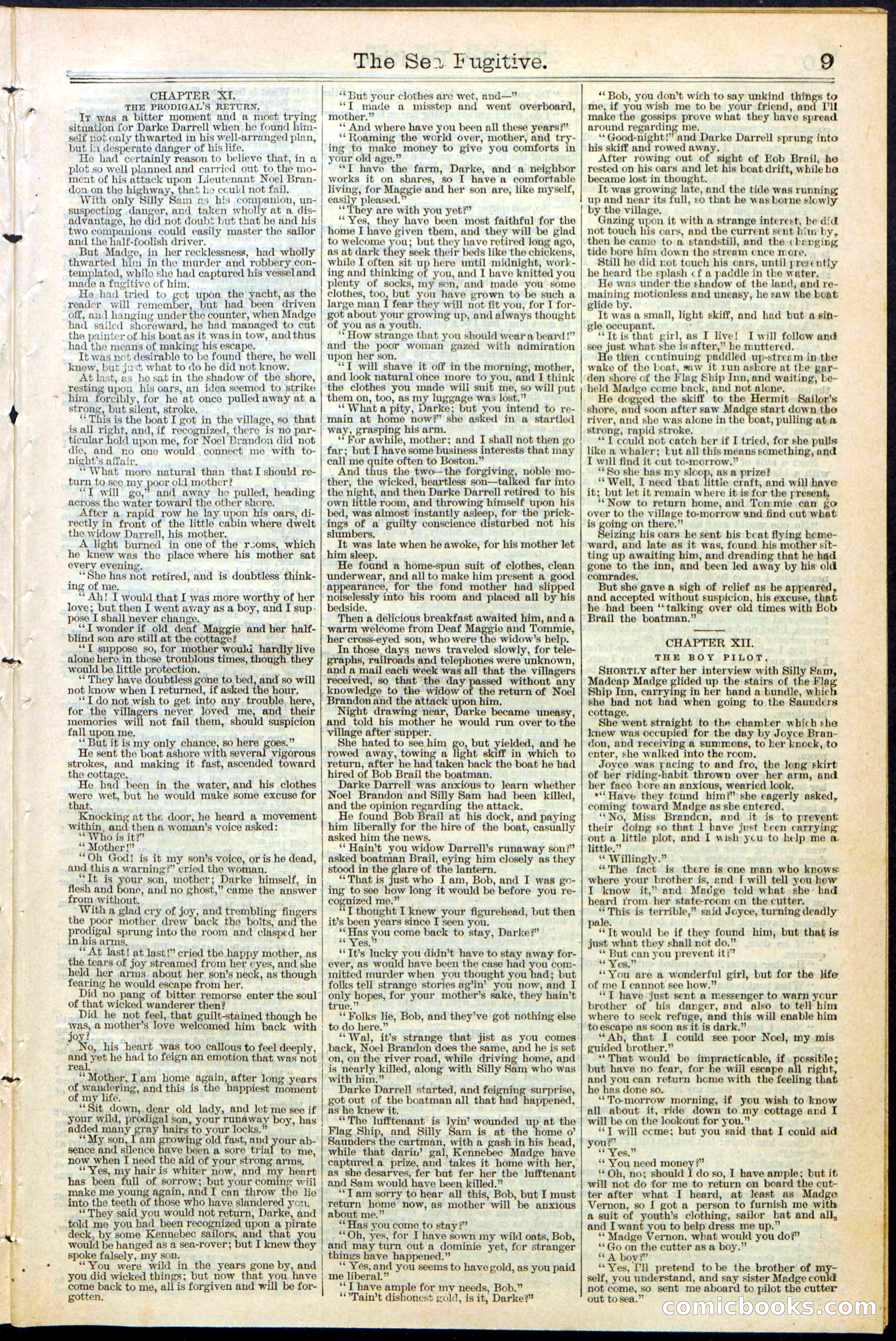 Beadle's Dime Library No. 364 — page 9 of 32