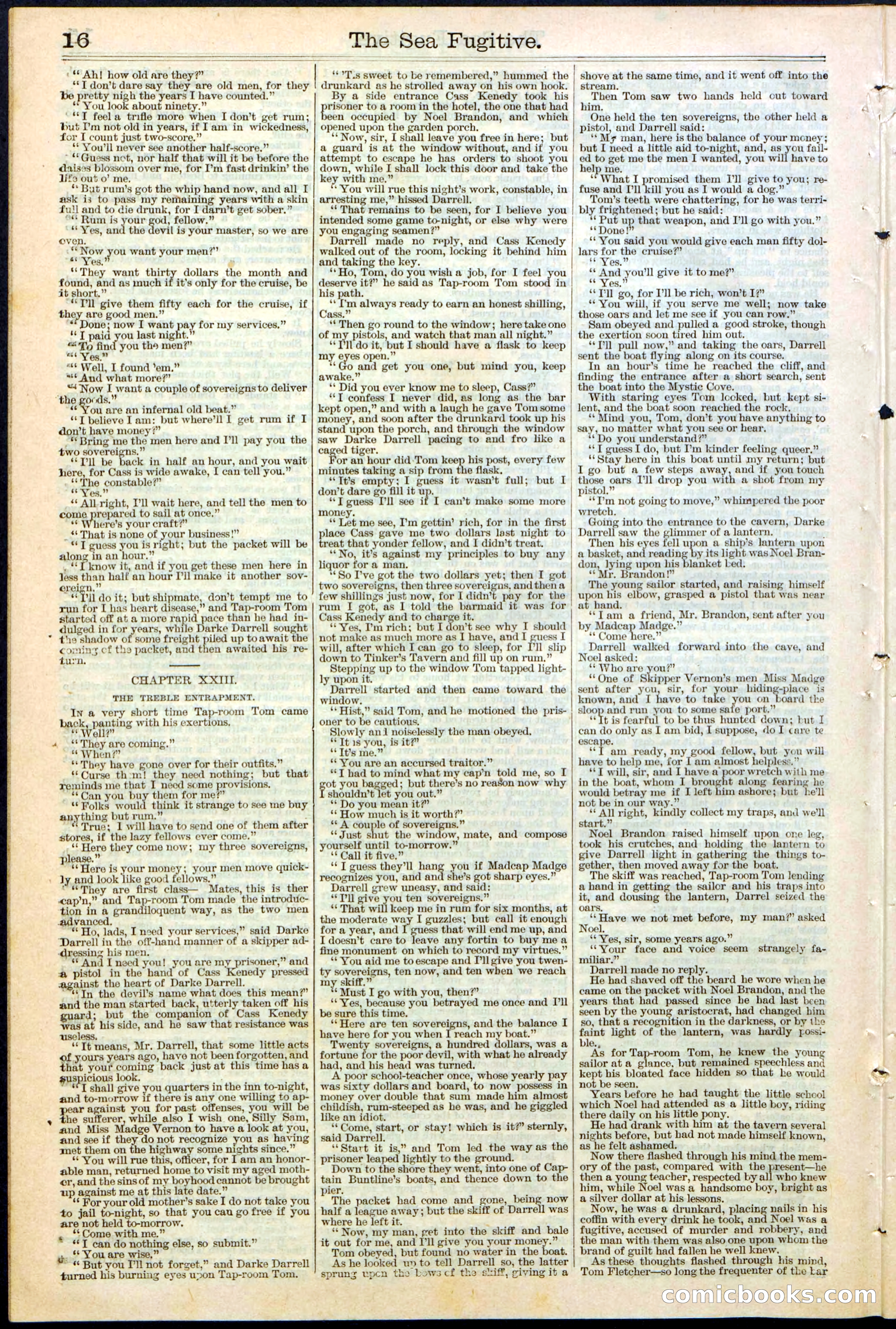 Beadle's Dime Library No. 364 — page 16 of 32