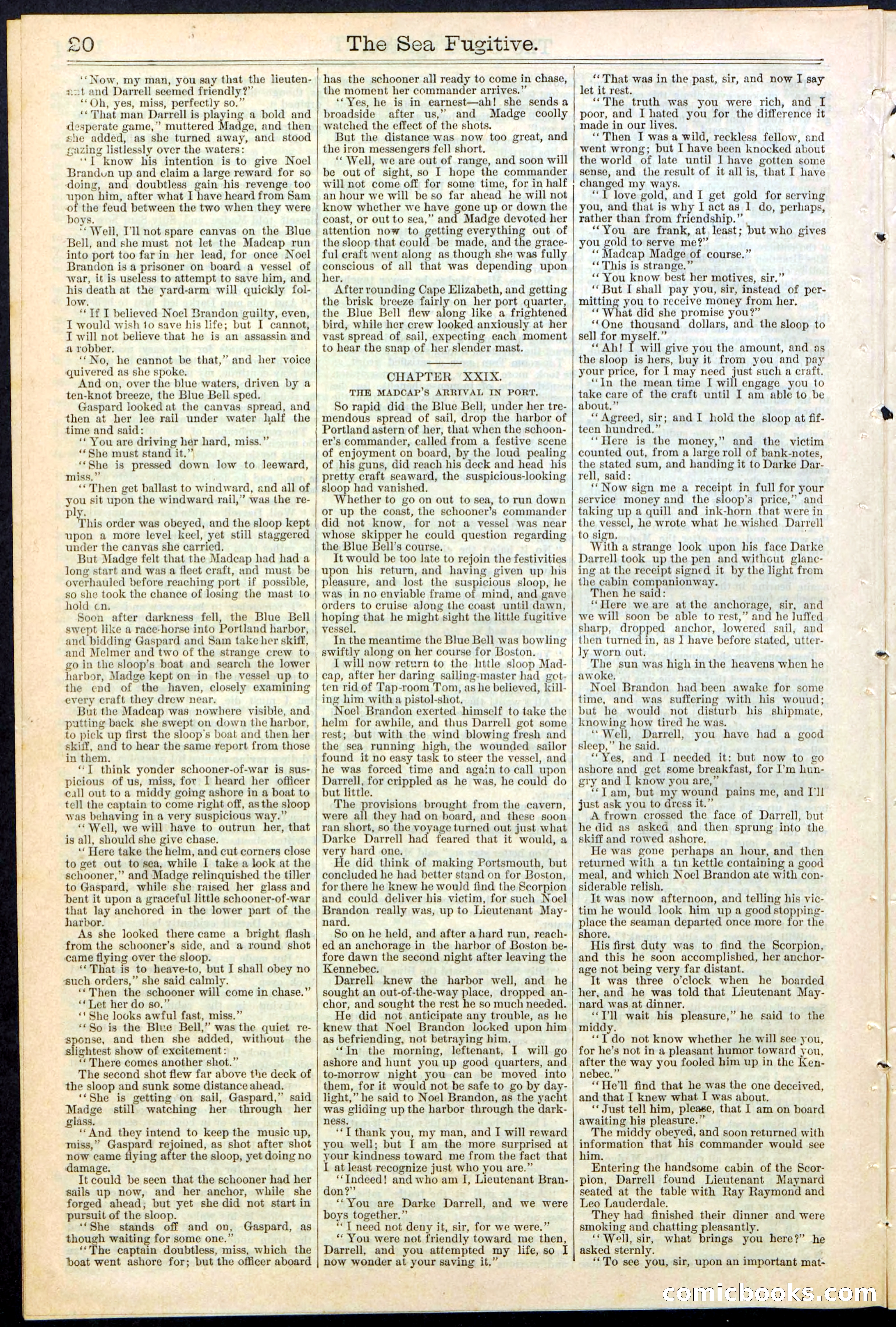 Beadle's Dime Library No. 364 — page 20 of 32