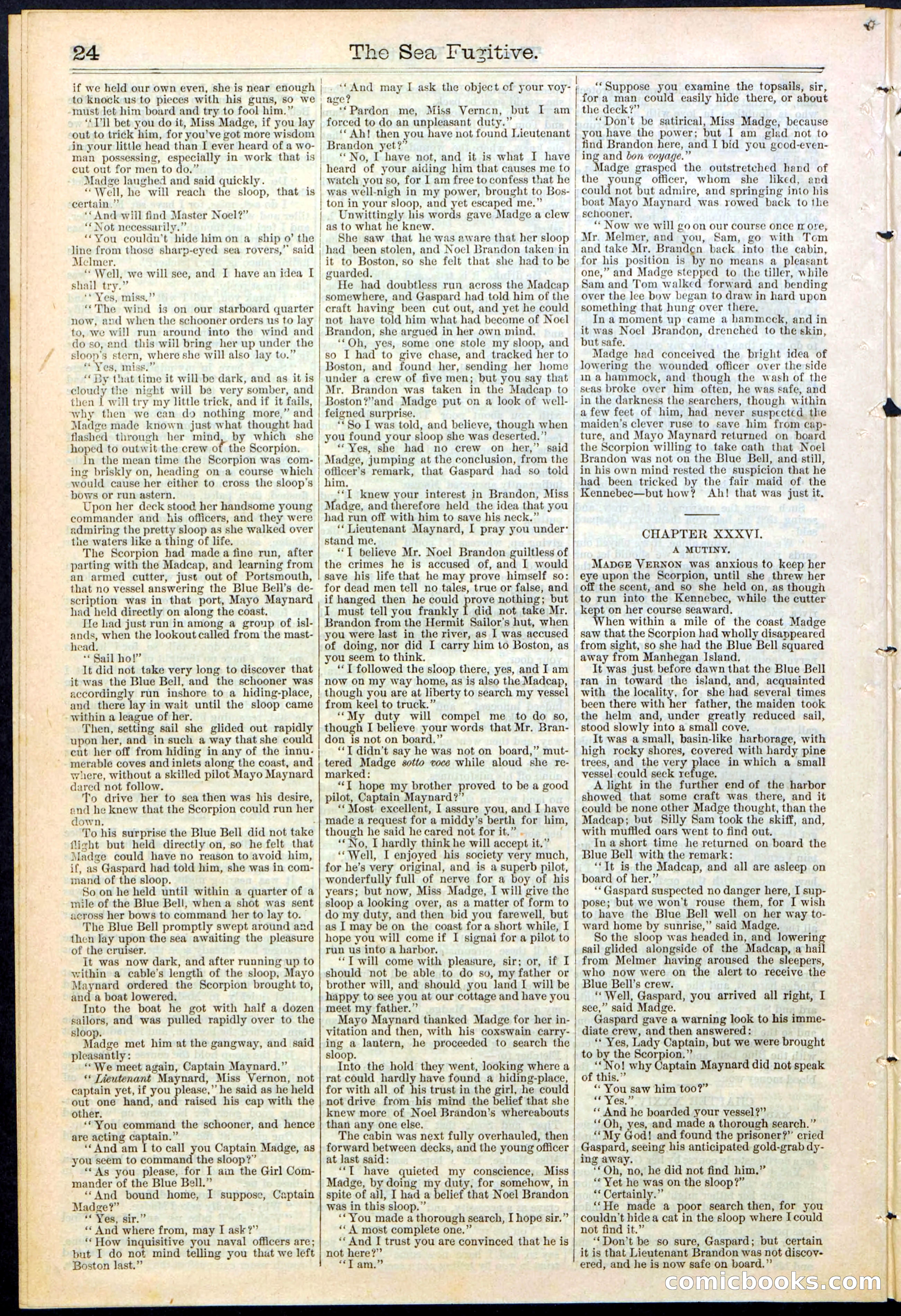 Beadle's Dime Library No. 364 — page 24 of 32