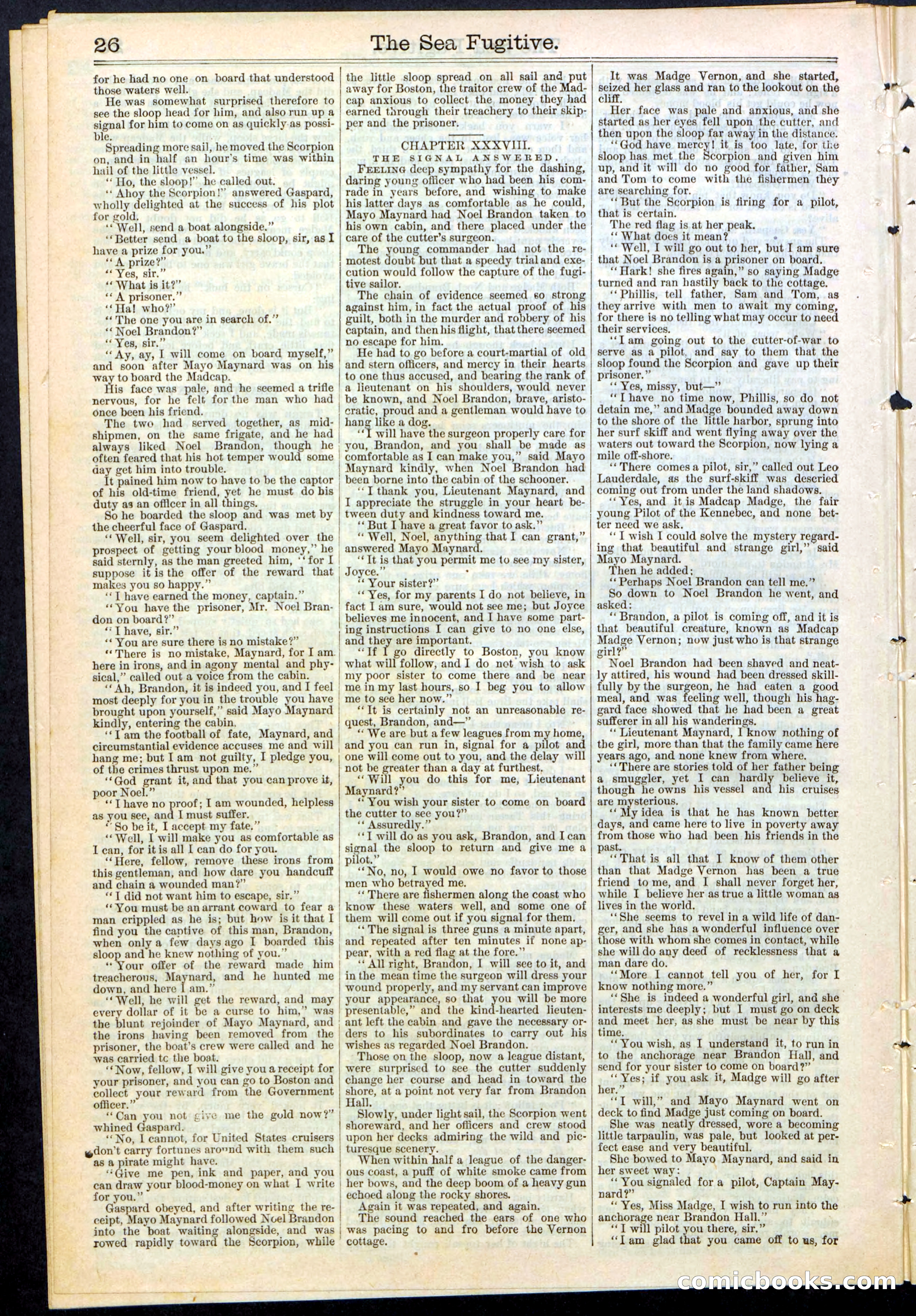 Beadle's Dime Library No. 364 — page 26 of 32
