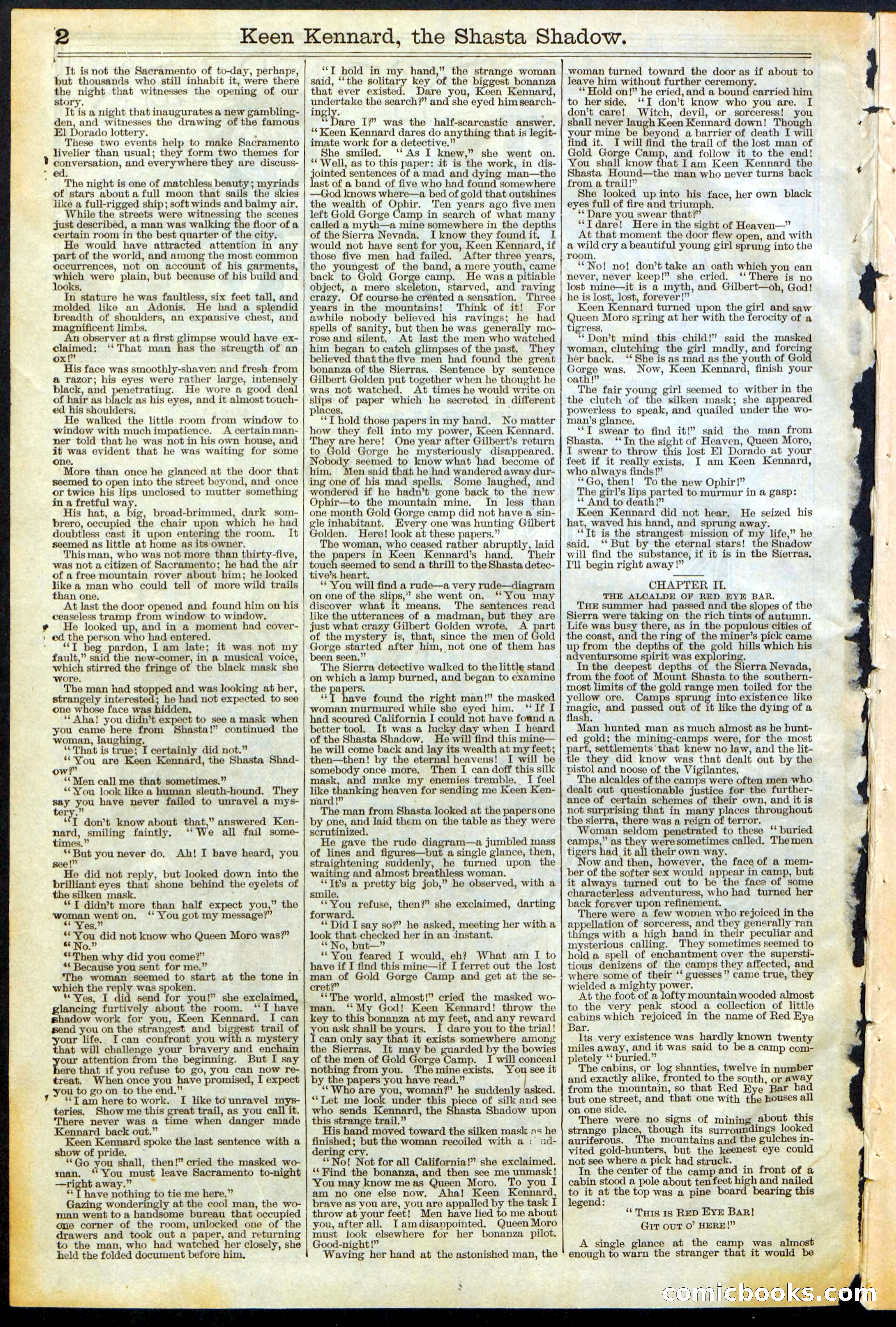 Beadle's New York Dime Library No. 365 — page 2 of 32
