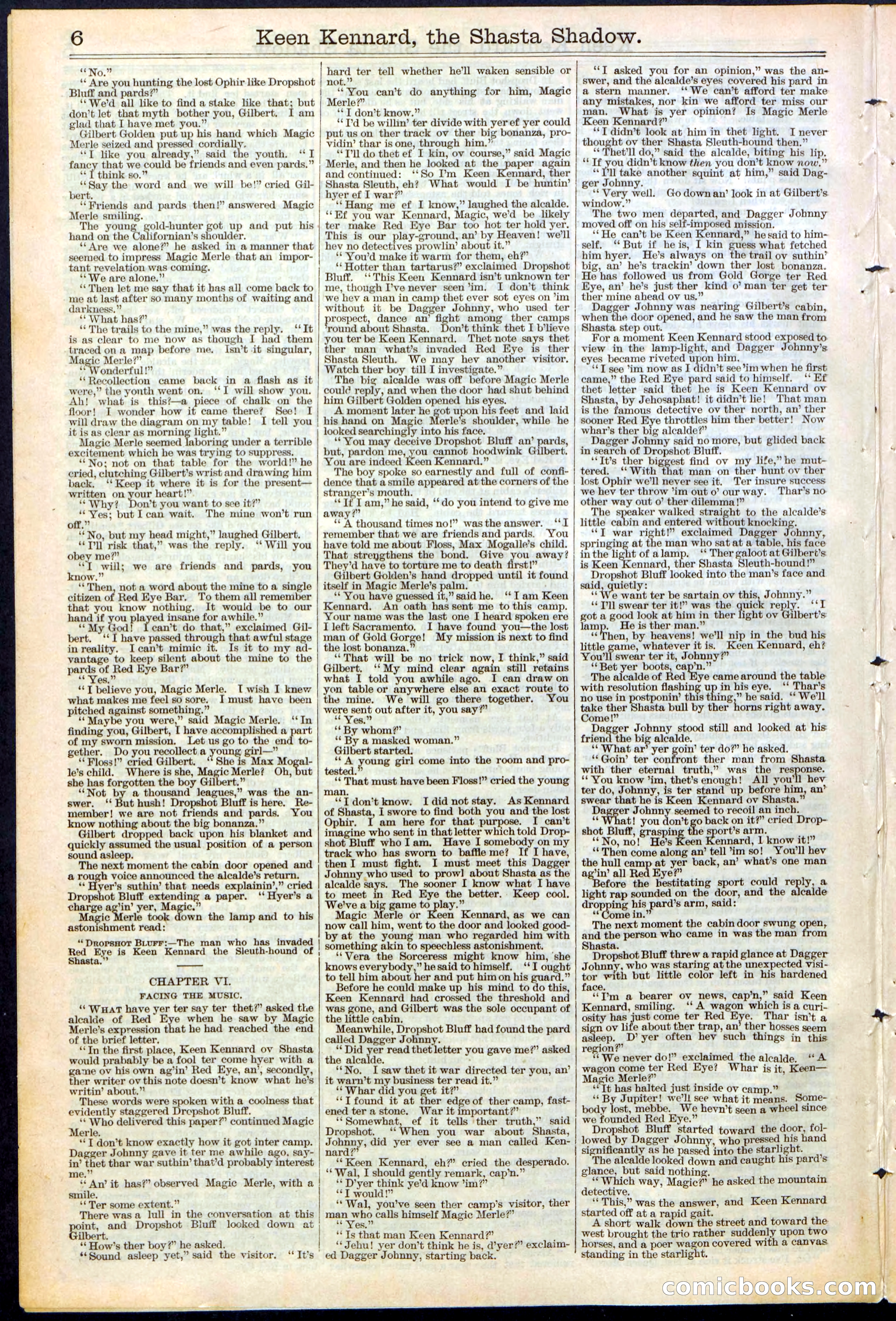 Beadle's New York Dime Library No. 365 — page 6 of 32