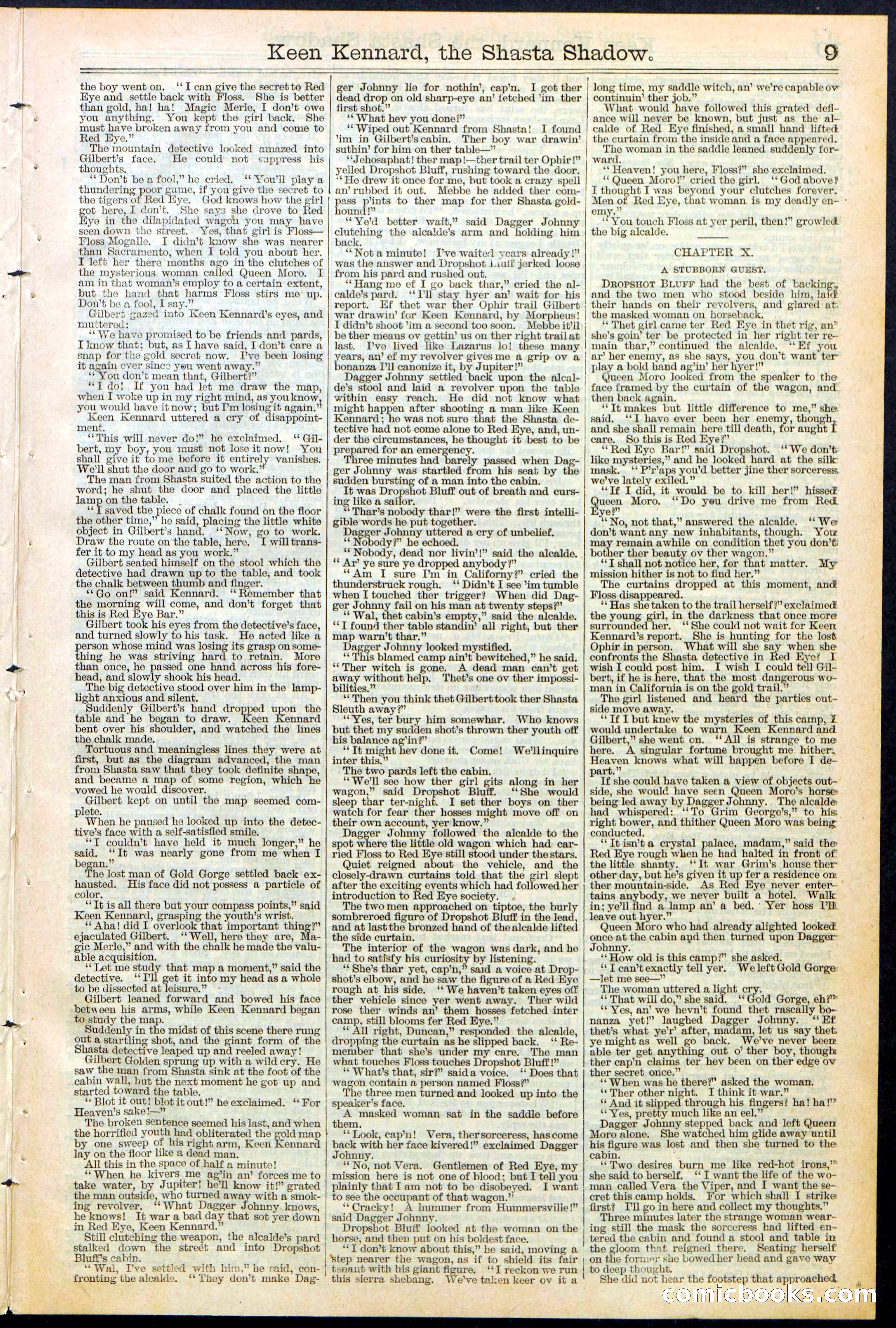 Beadle's New York Dime Library No. 365 — page 9 of 32
