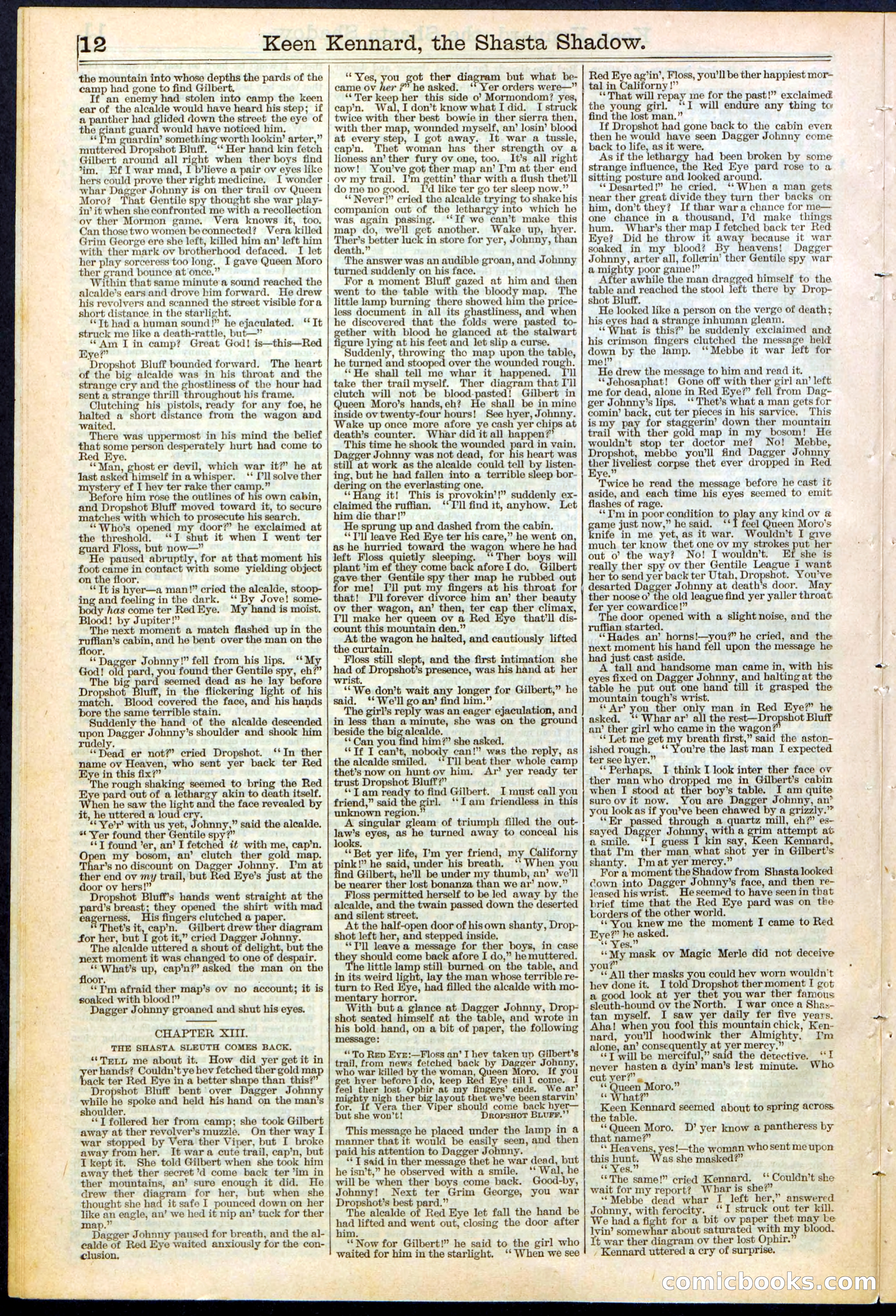 Beadle's New York Dime Library No. 365 — page 12 of 32