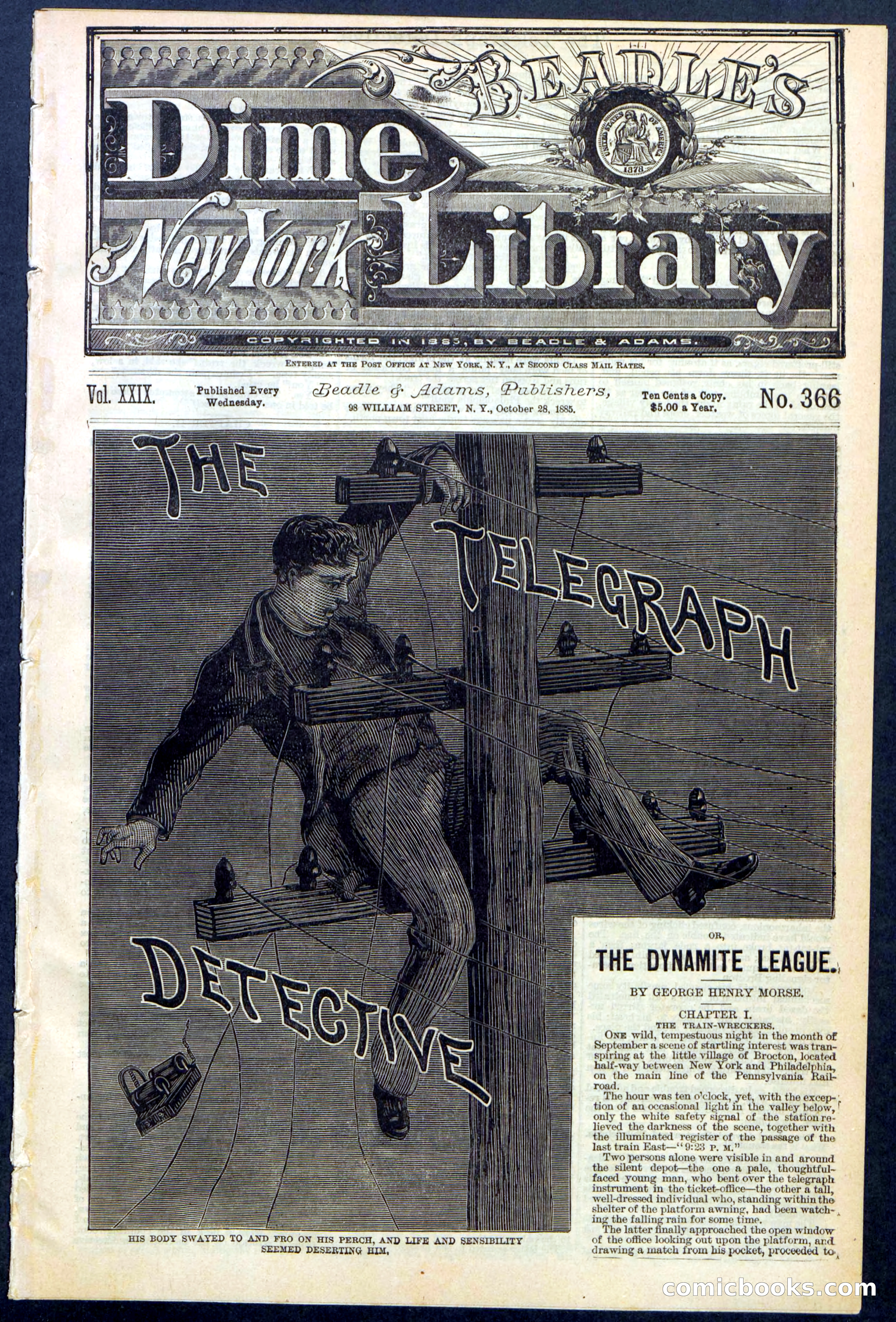 Beadle's Dime Library No. 366