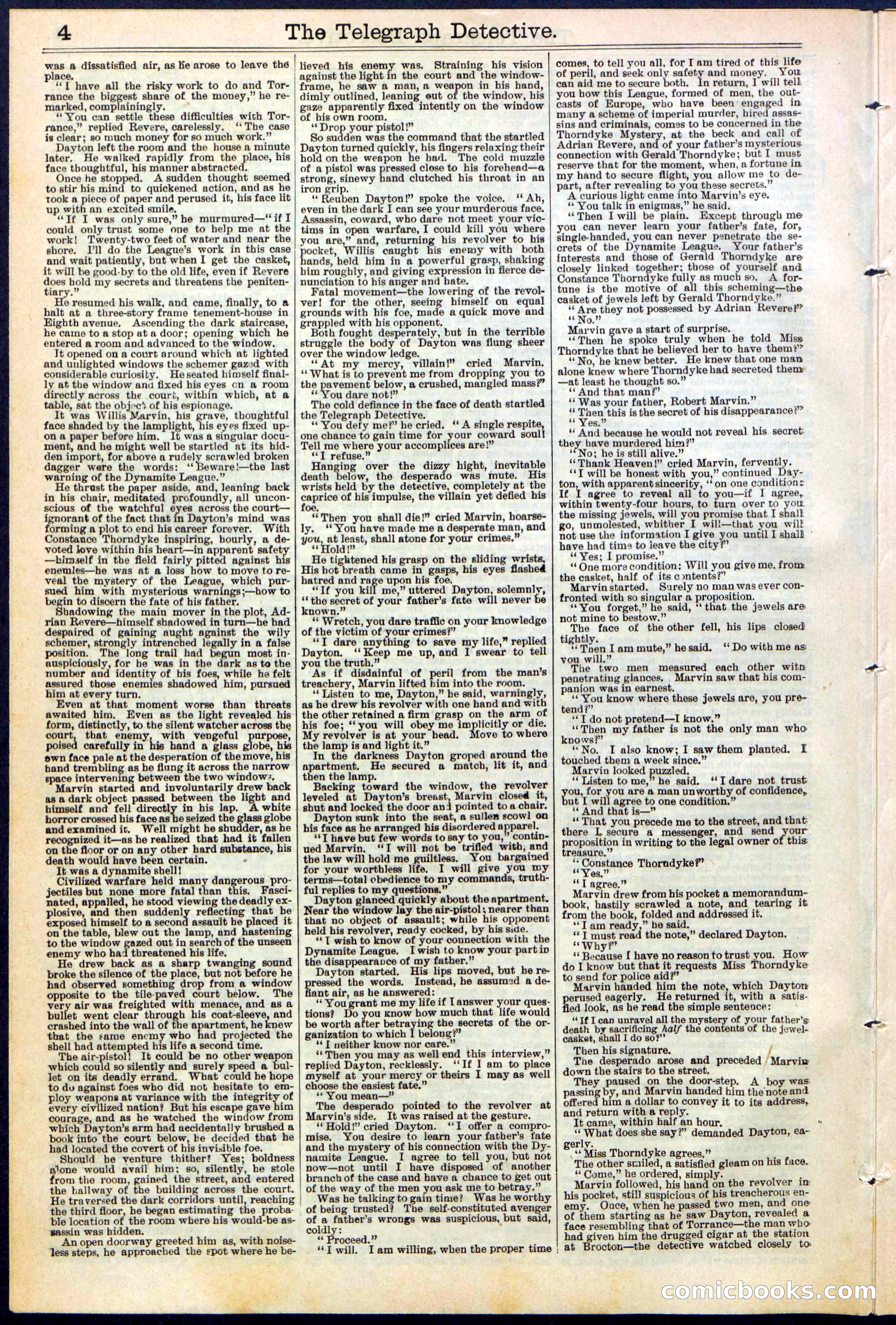 Beadle's Dime Library No. 366 — page 4 of 32