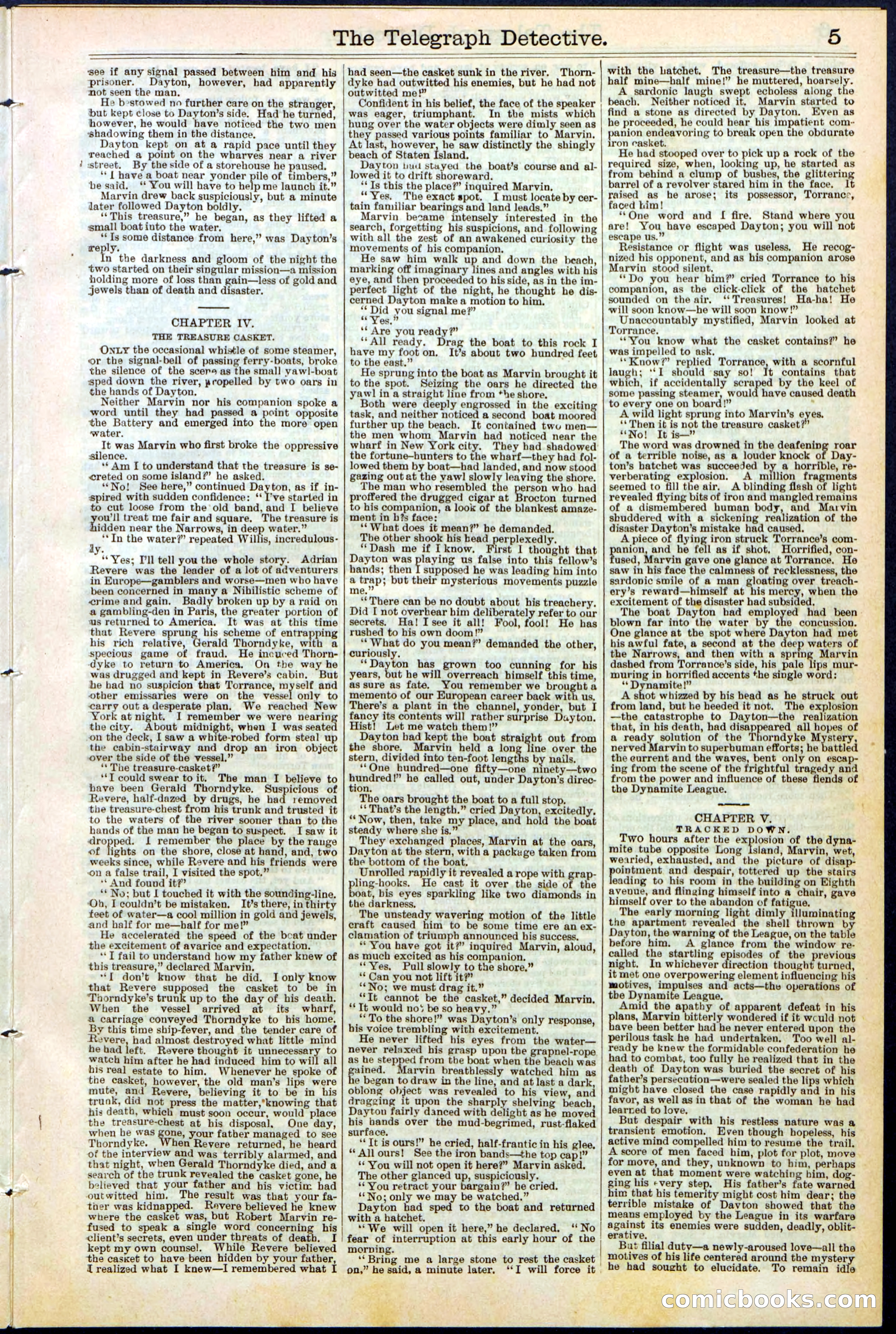 Beadle's Dime Library No. 366 — page 5 of 32