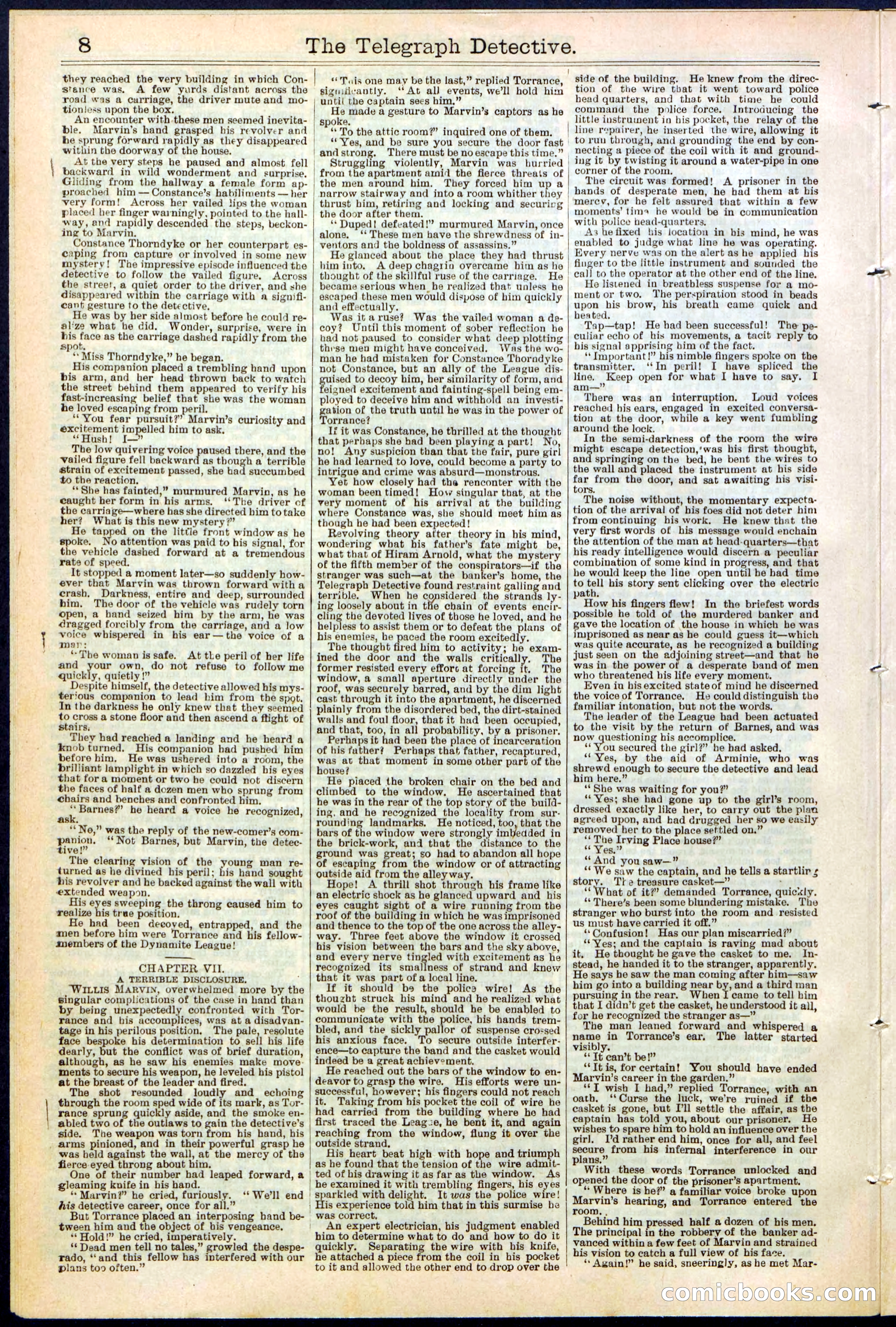 Beadle's Dime Library No. 366 — page 8 of 32