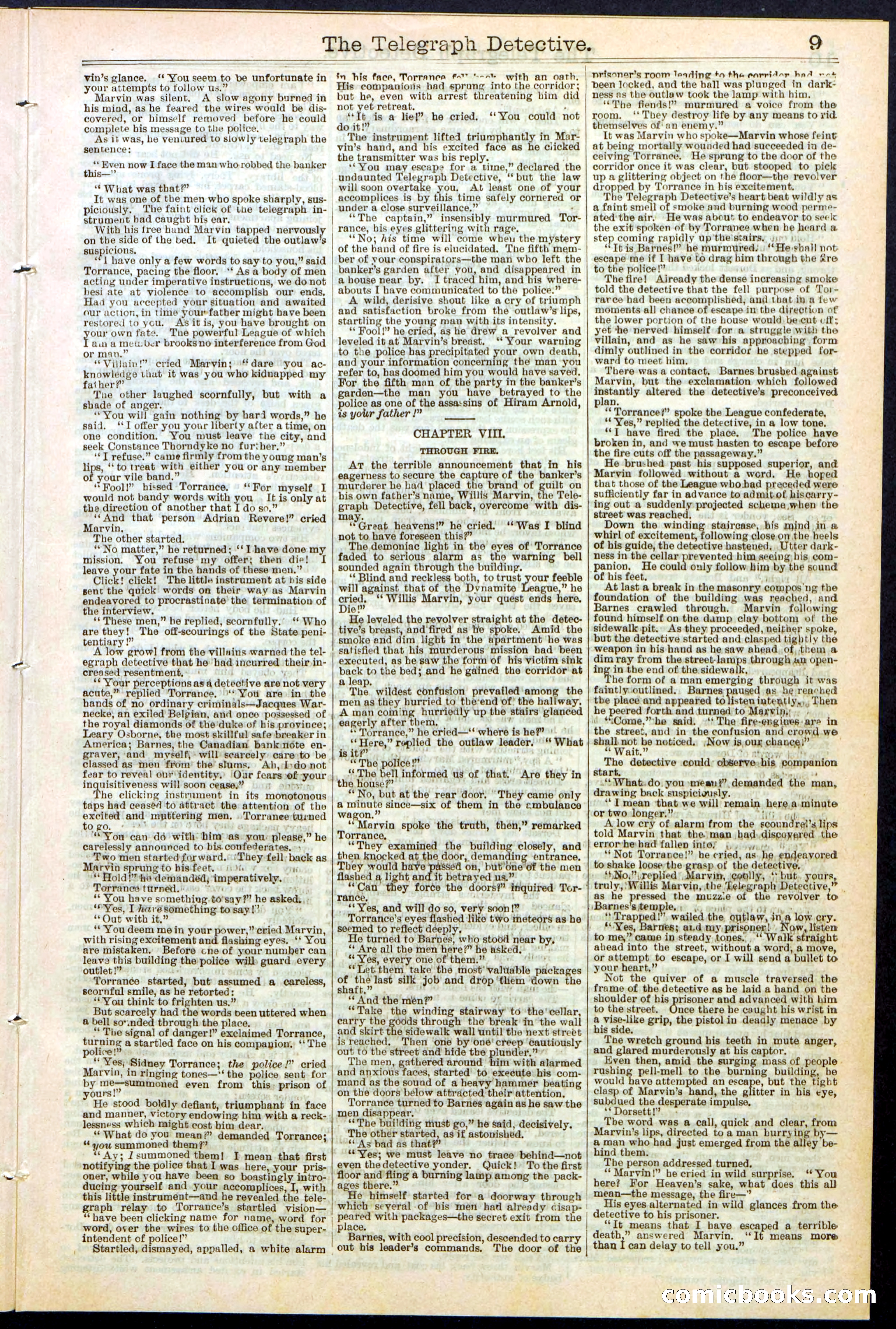 Beadle's Dime Library No. 366 — page 9 of 32