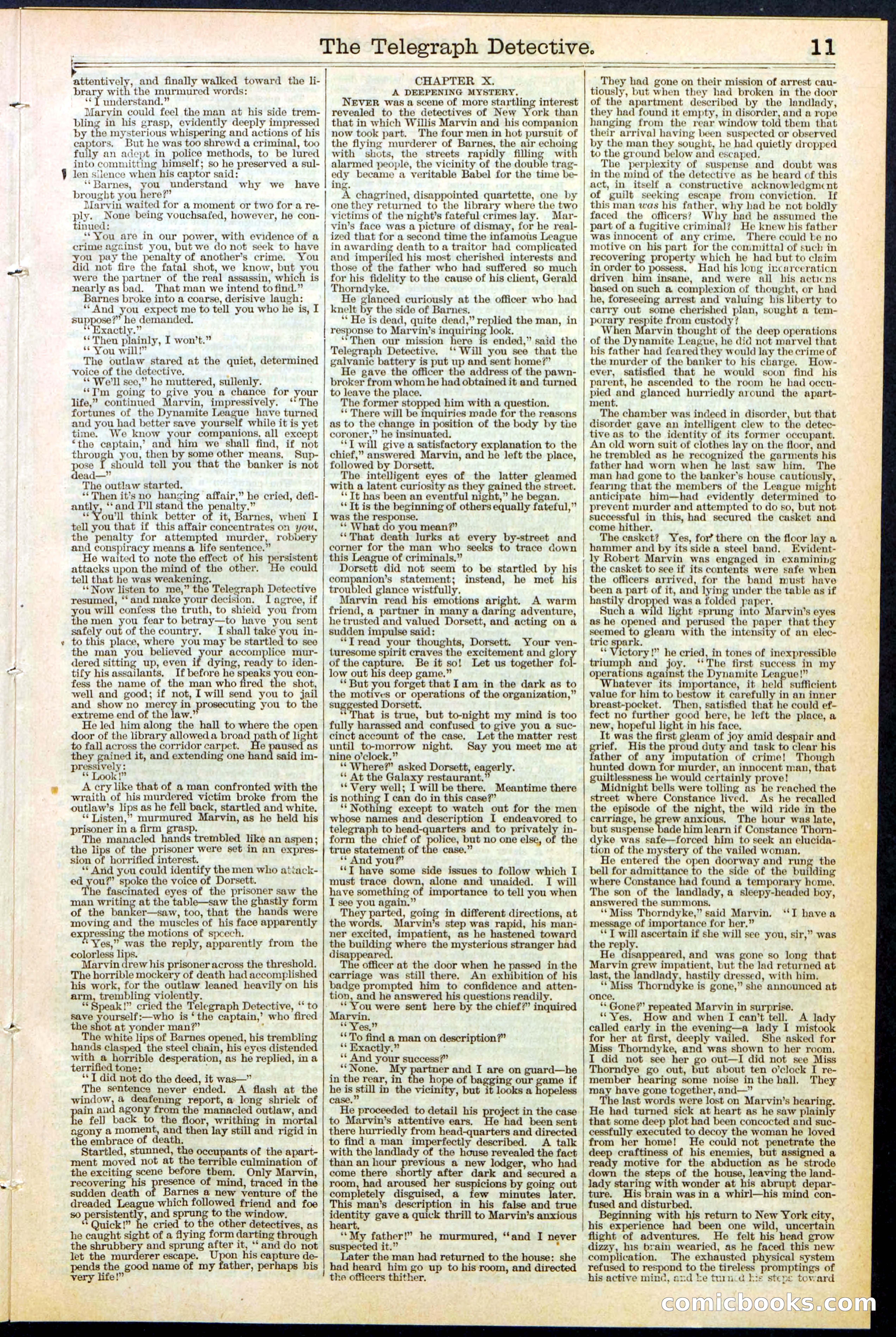 Beadle's Dime Library No. 366 — page 11 of 32