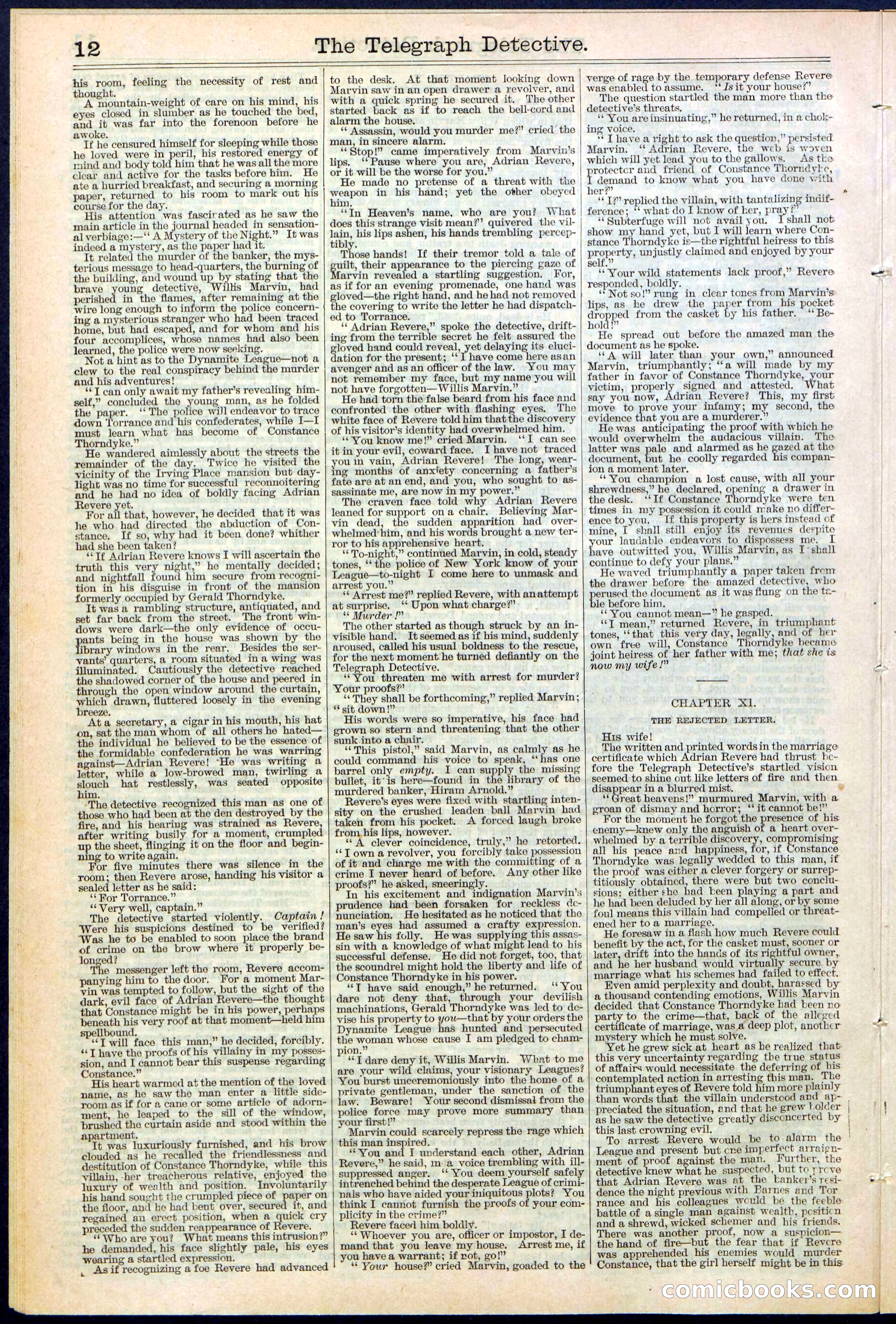 Beadle's Dime Library No. 366 — page 12 of 32