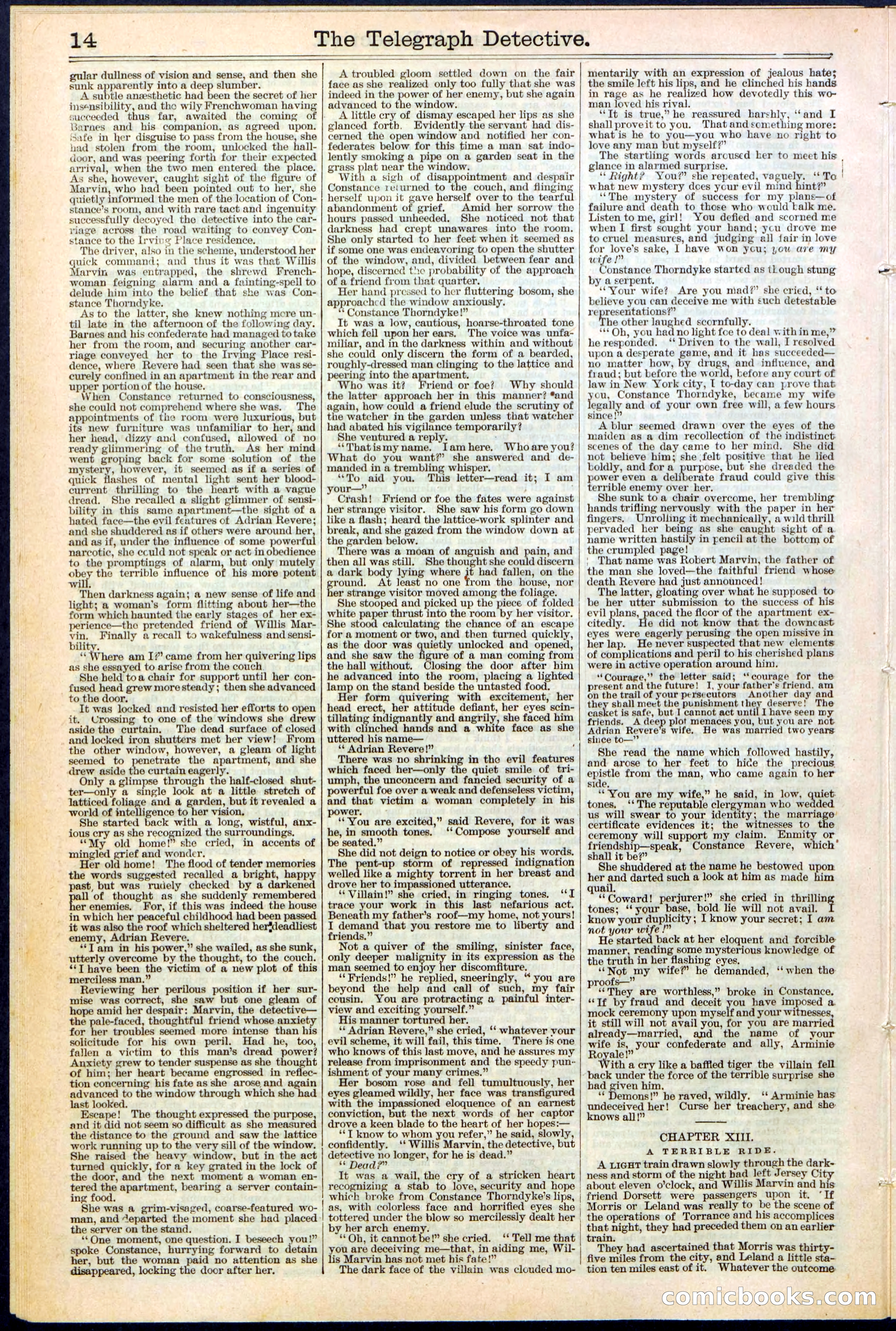 Beadle's Dime Library No. 366 — page 14 of 32