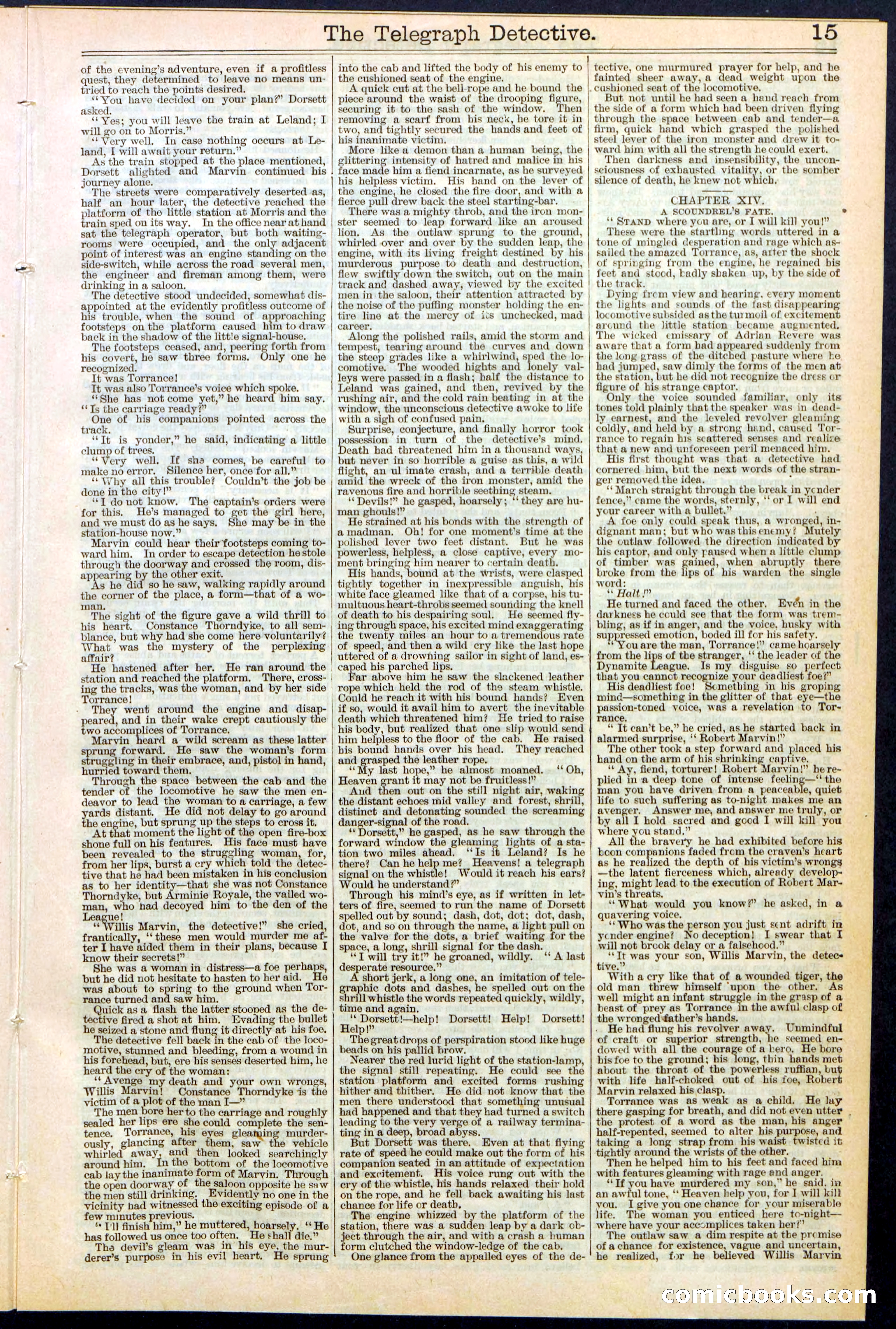 Beadle's Dime Library No. 366 — page 15 of 32