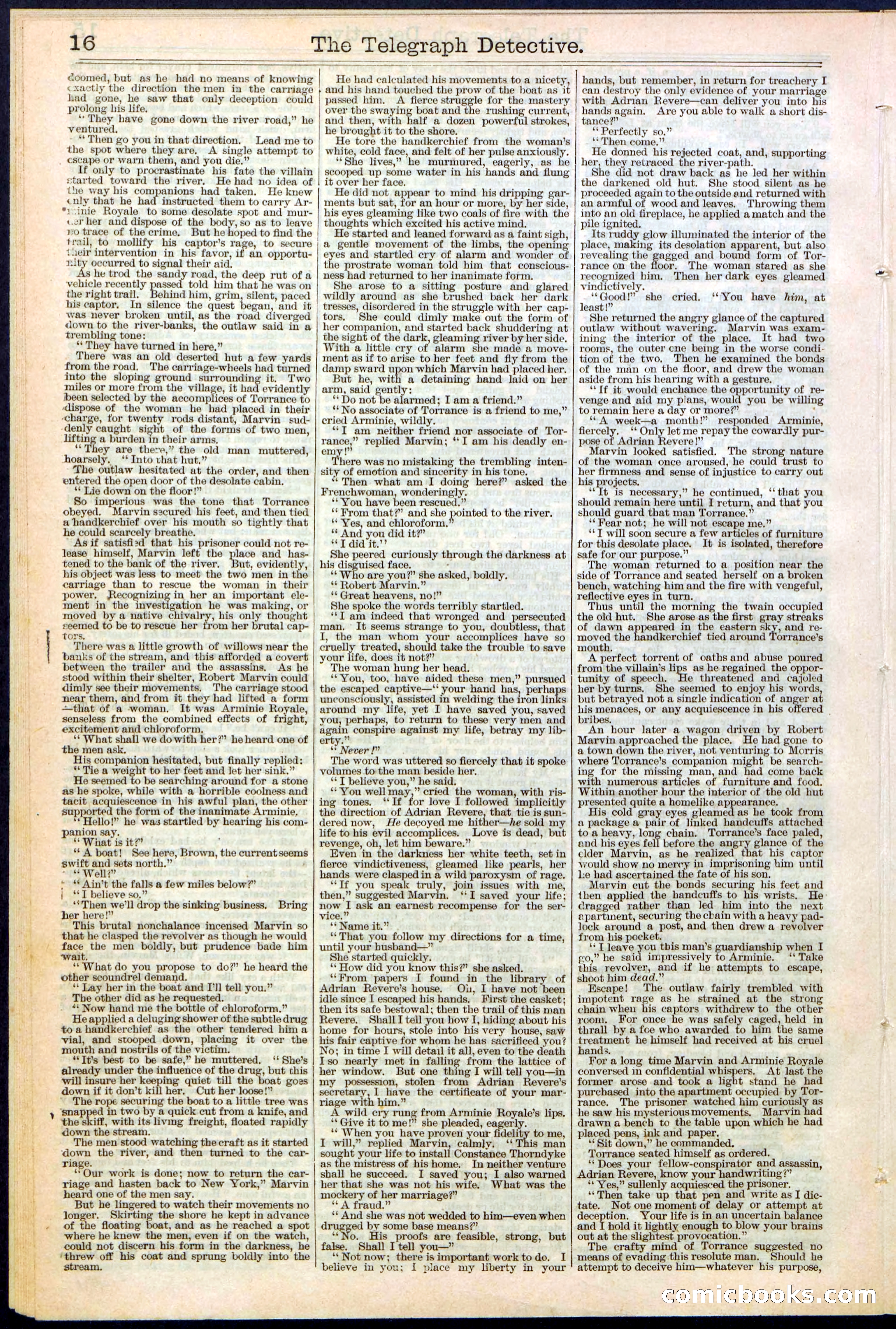 Beadle's Dime Library No. 366 — page 16 of 32