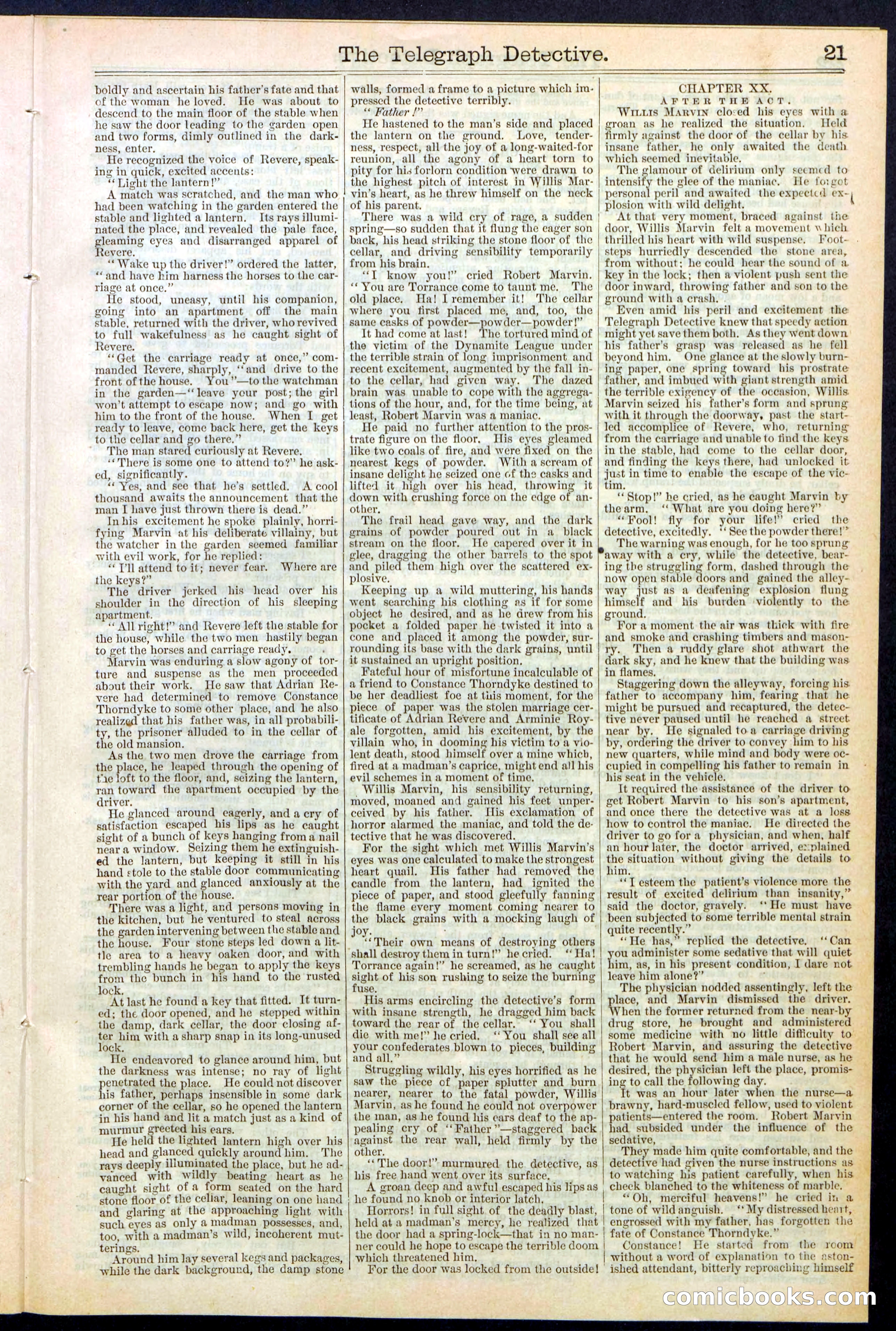 Beadle's Dime Library No. 366 — page 21 of 32