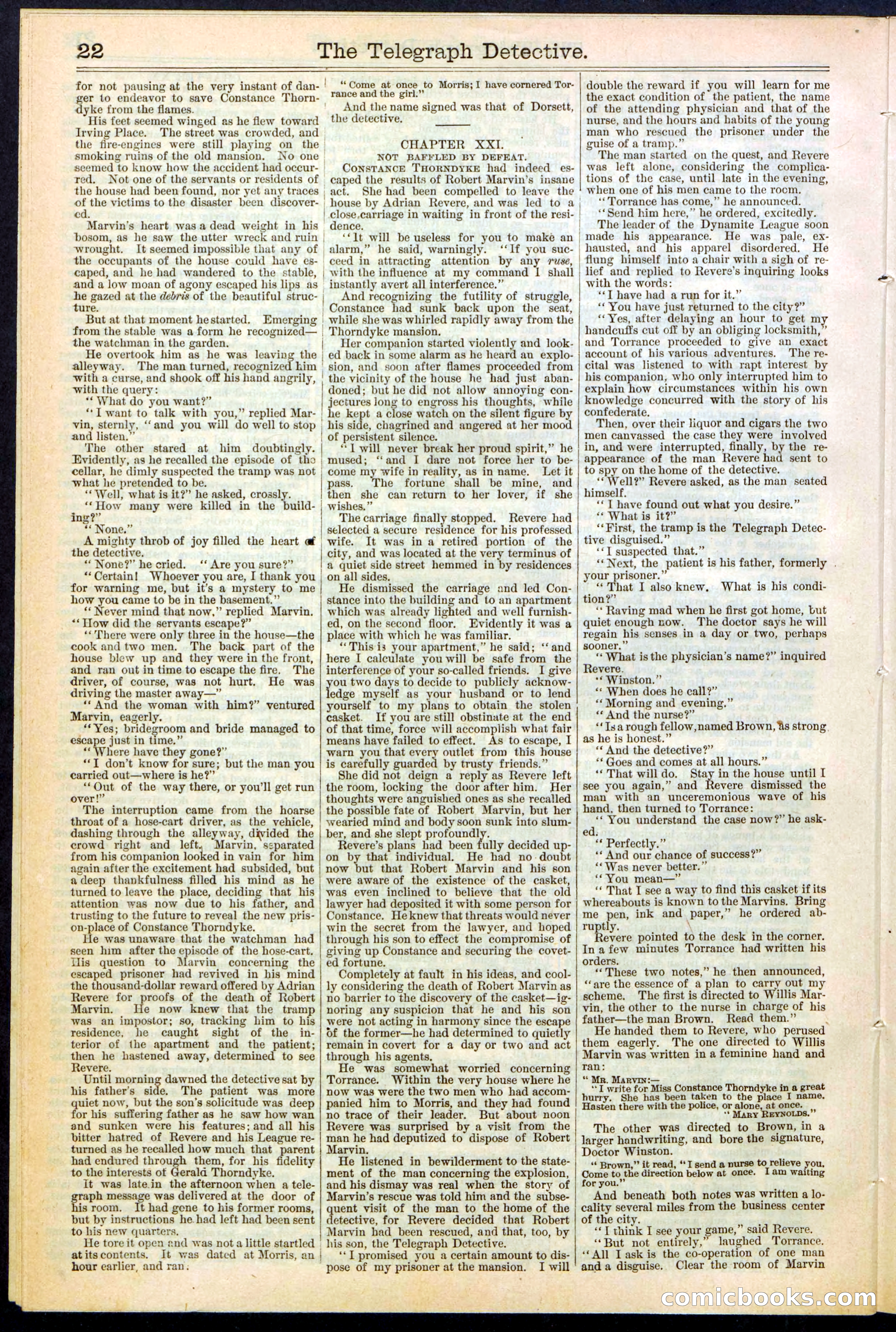 Beadle's Dime Library No. 366 — page 22 of 32