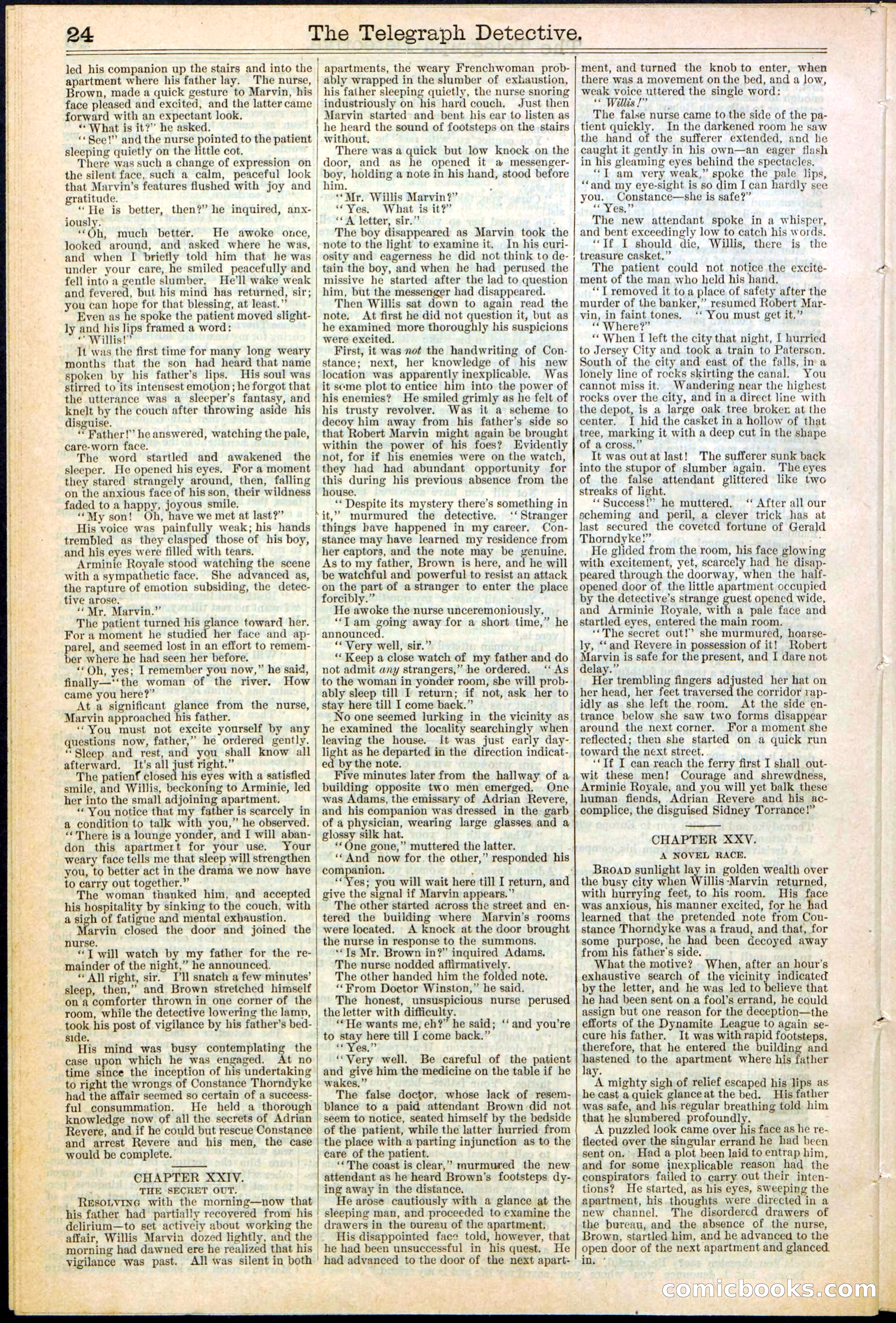 Beadle's Dime Library No. 366 — page 24 of 32