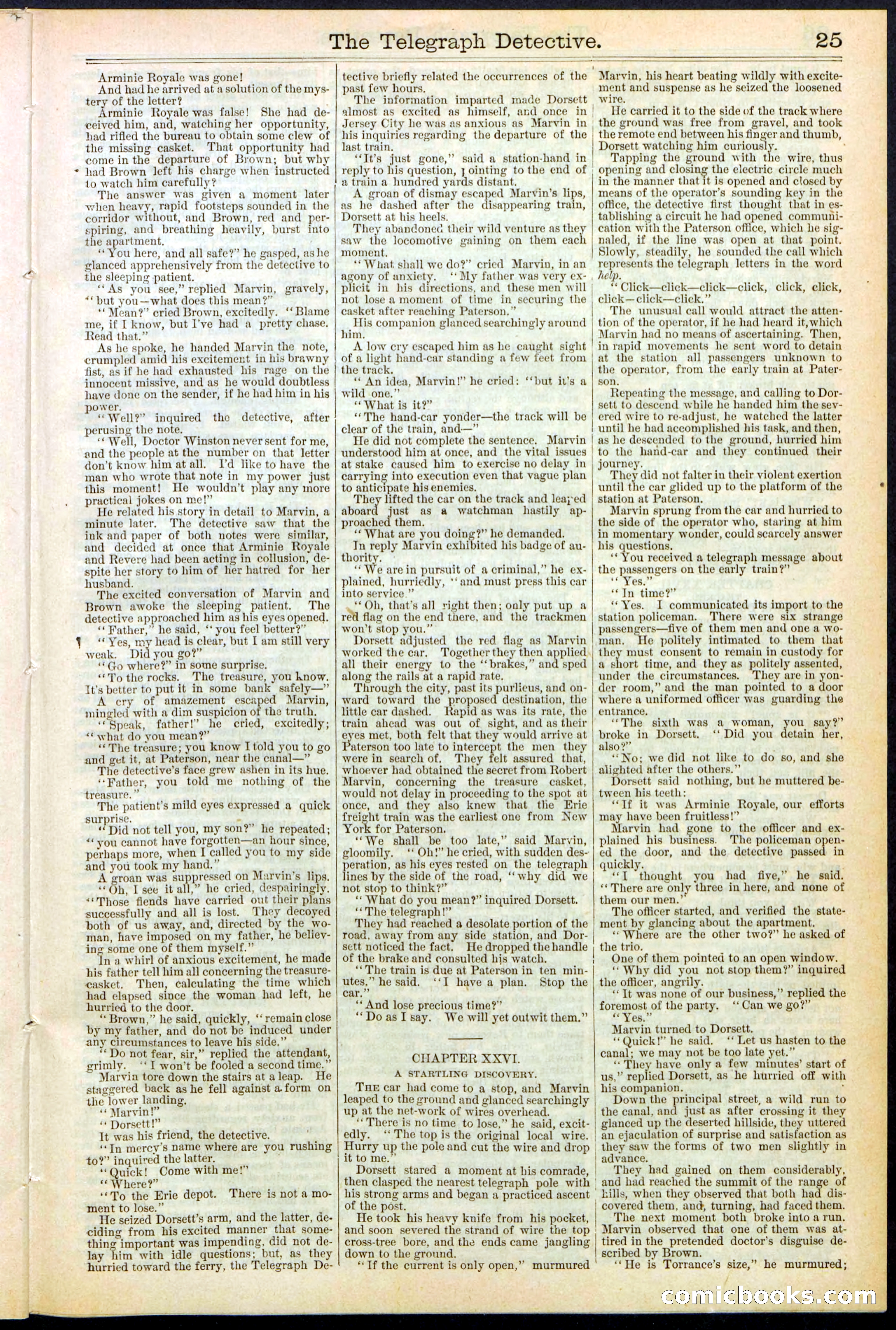 Beadle's Dime Library No. 366 — page 25 of 32