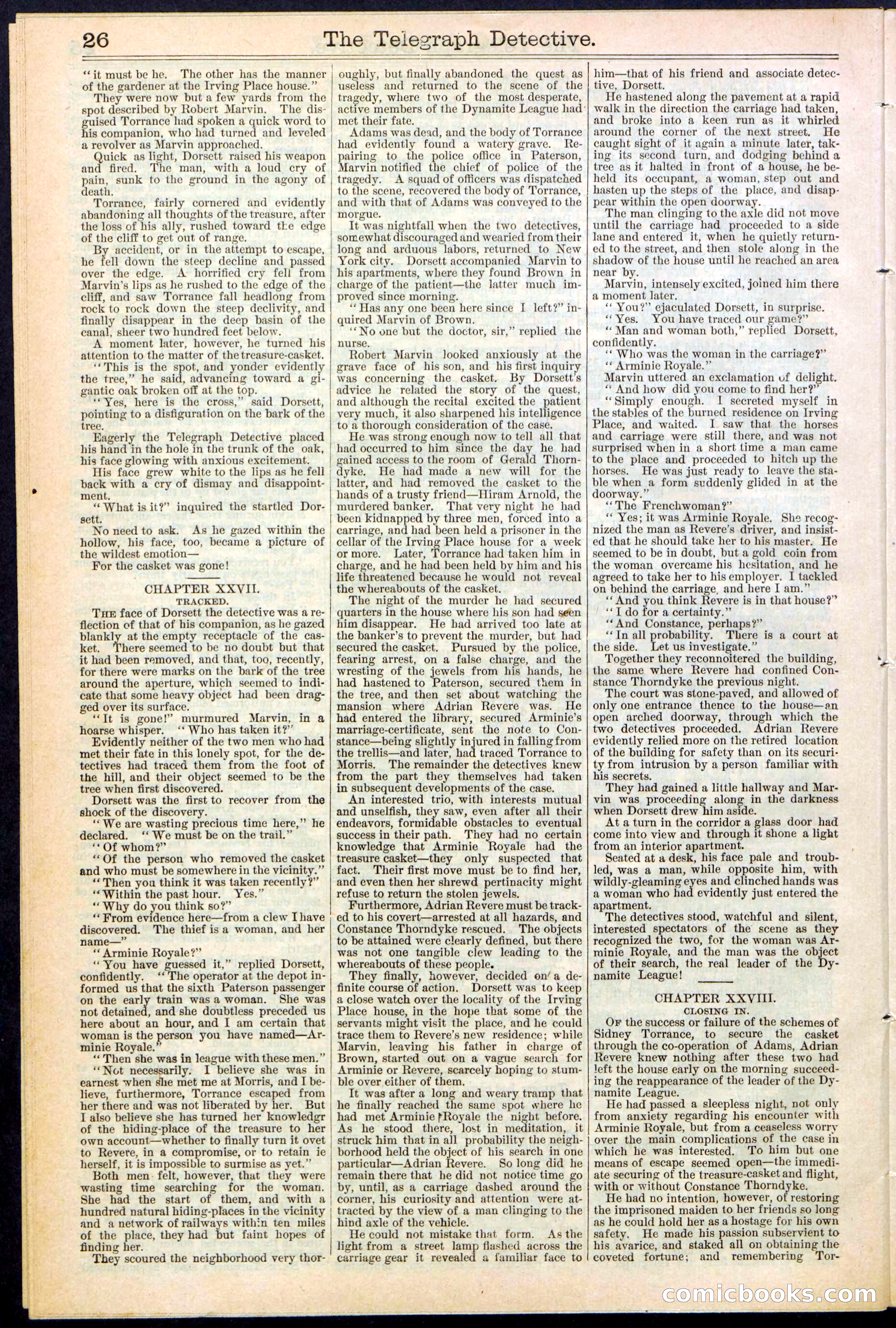 Beadle's Dime Library No. 366 — page 26 of 32