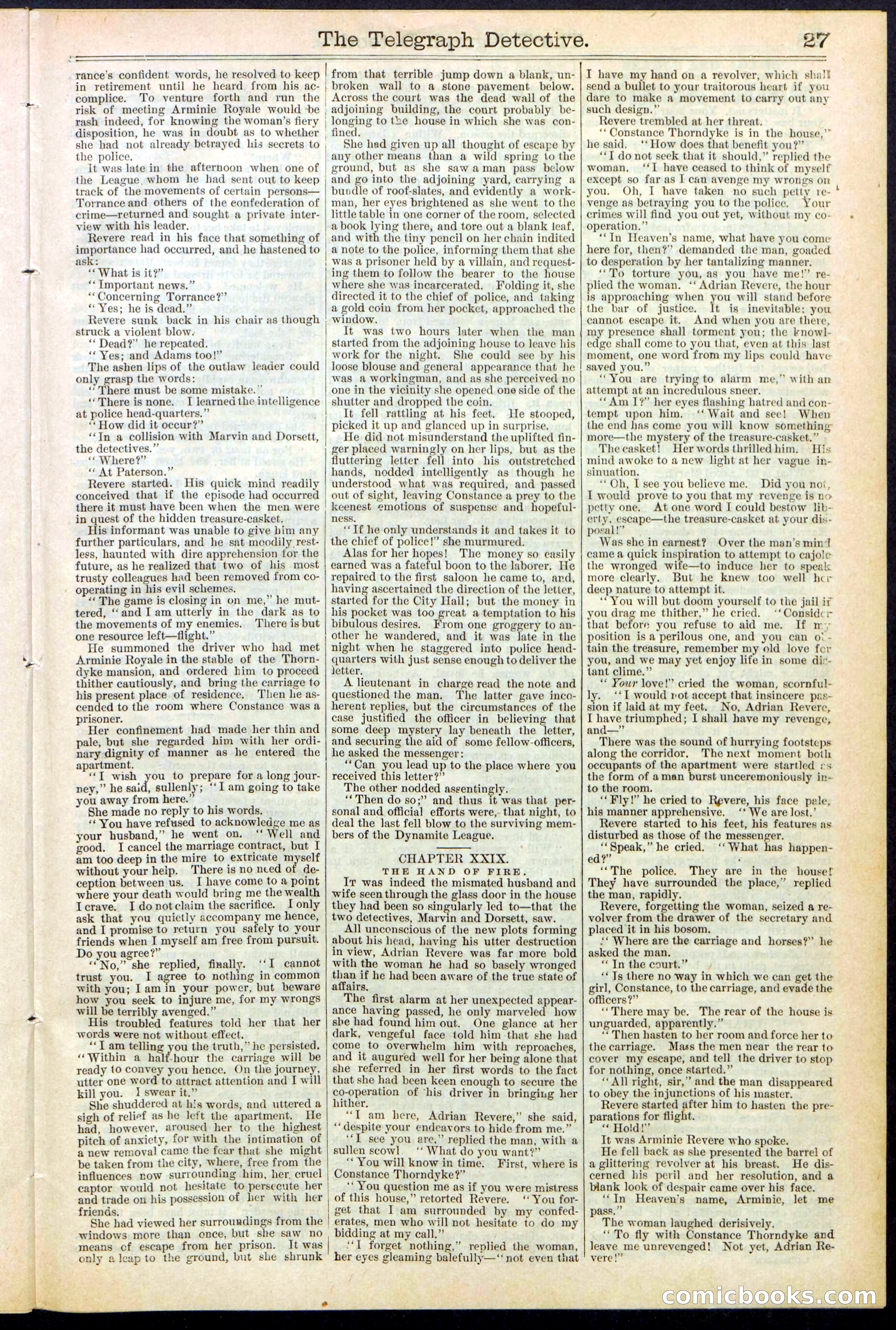 Beadle's Dime Library No. 366 — page 27 of 32