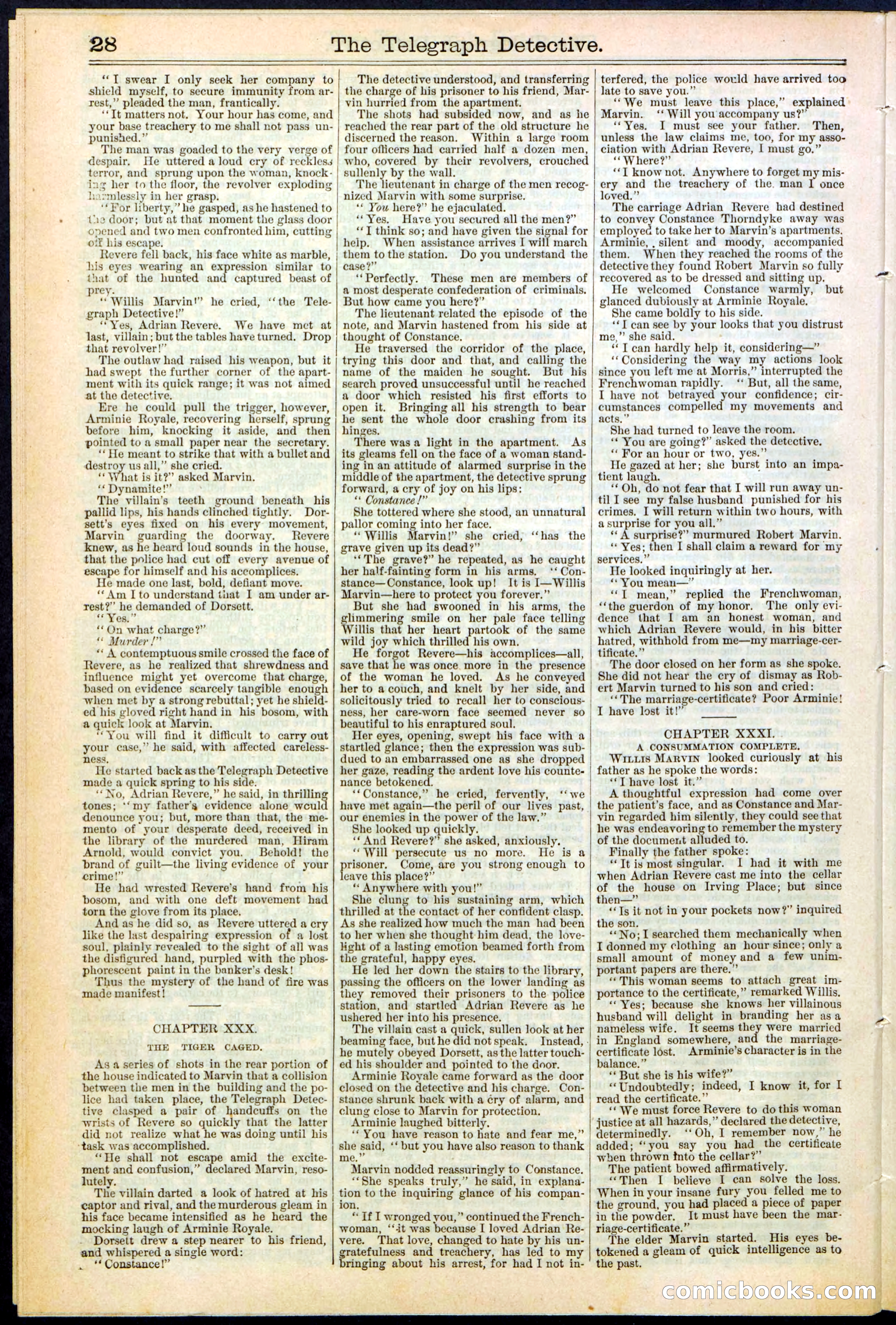 Beadle's Dime Library No. 366 — page 28 of 32