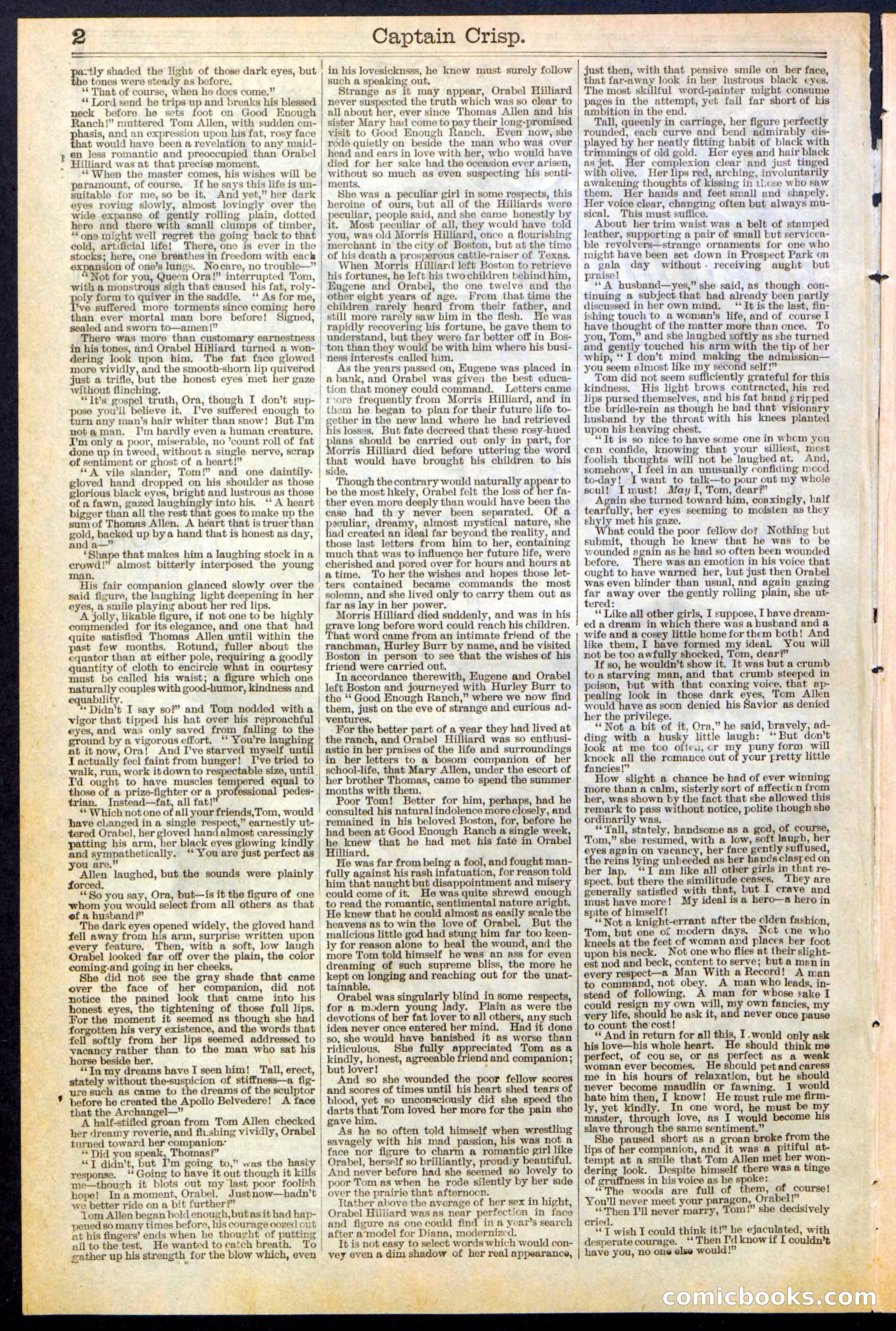 Beadle's Dime Library No. 372 — page 2 of 32