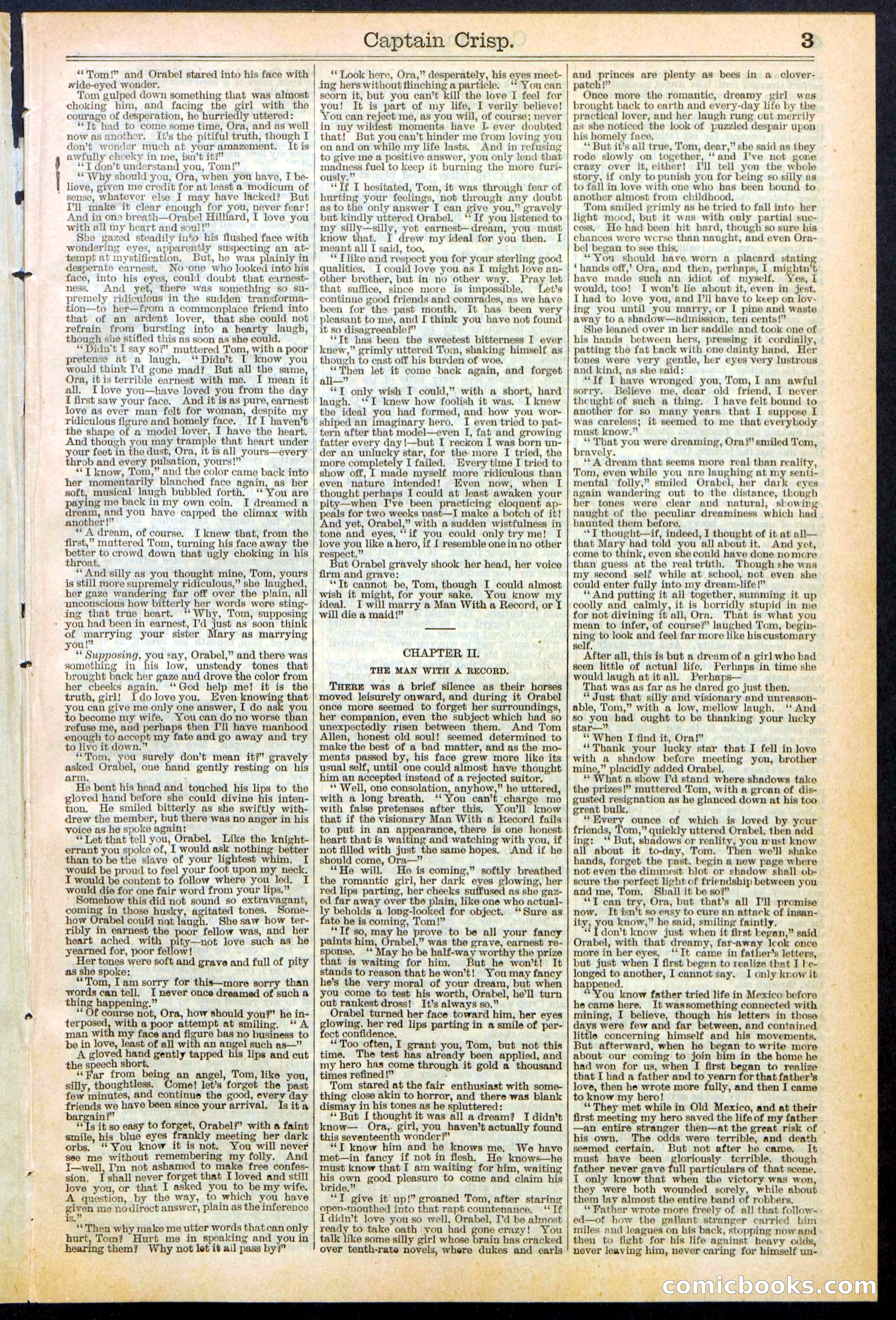 Beadle's Dime Library No. 372 — page 3 of 32