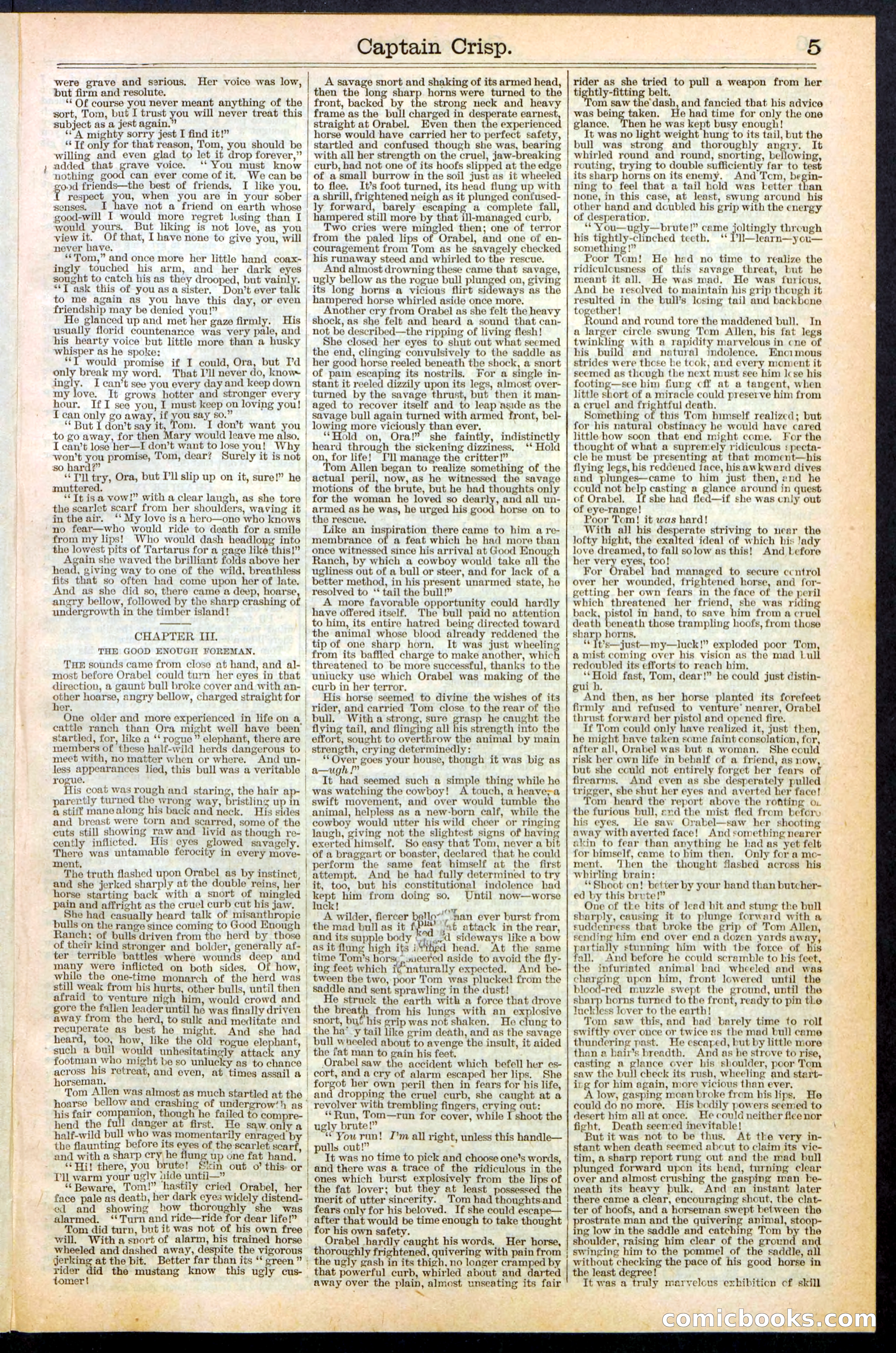 Beadle's Dime Library No. 372 — page 5 of 32
