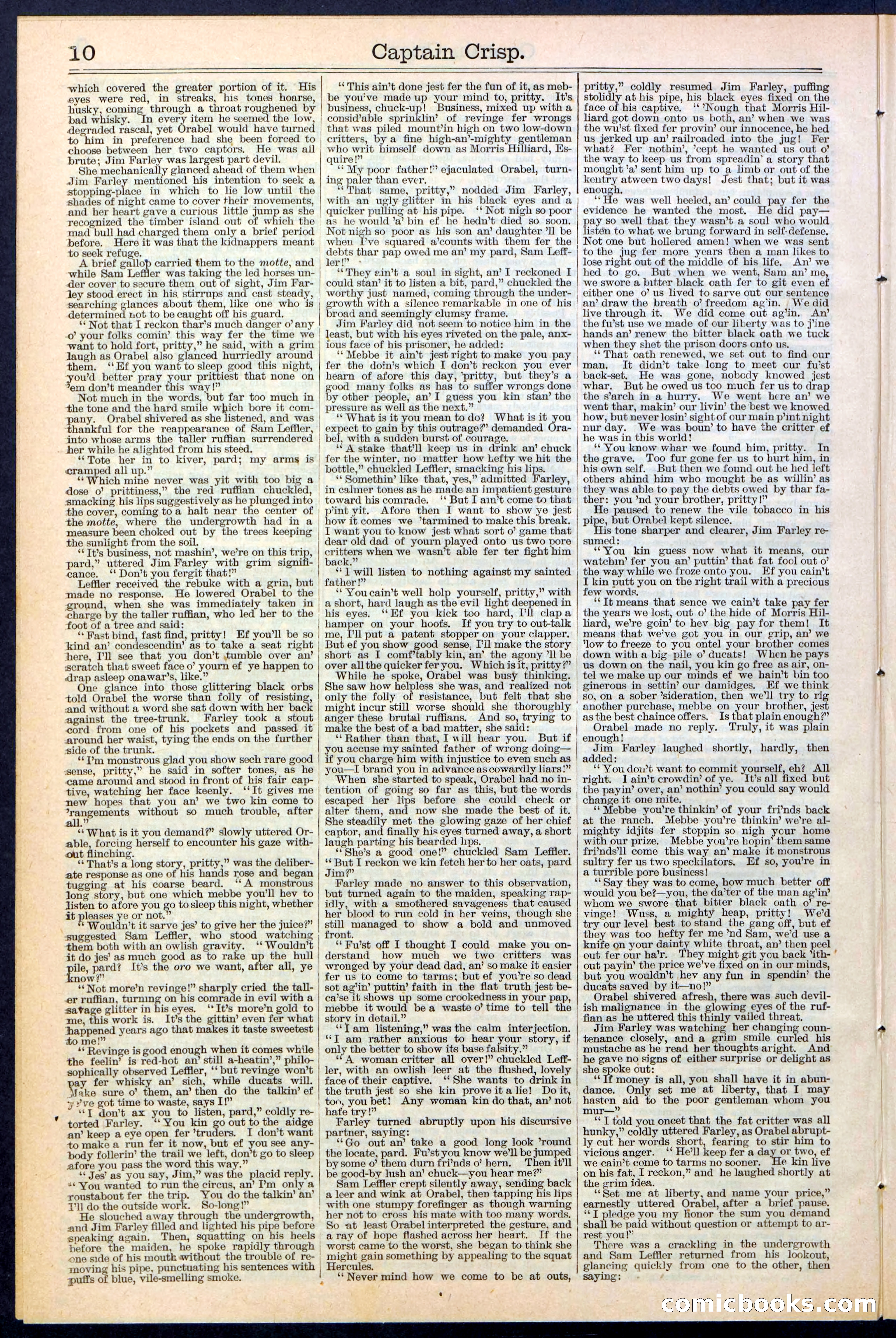 Beadle's Dime Library No. 372 — page 10 of 32