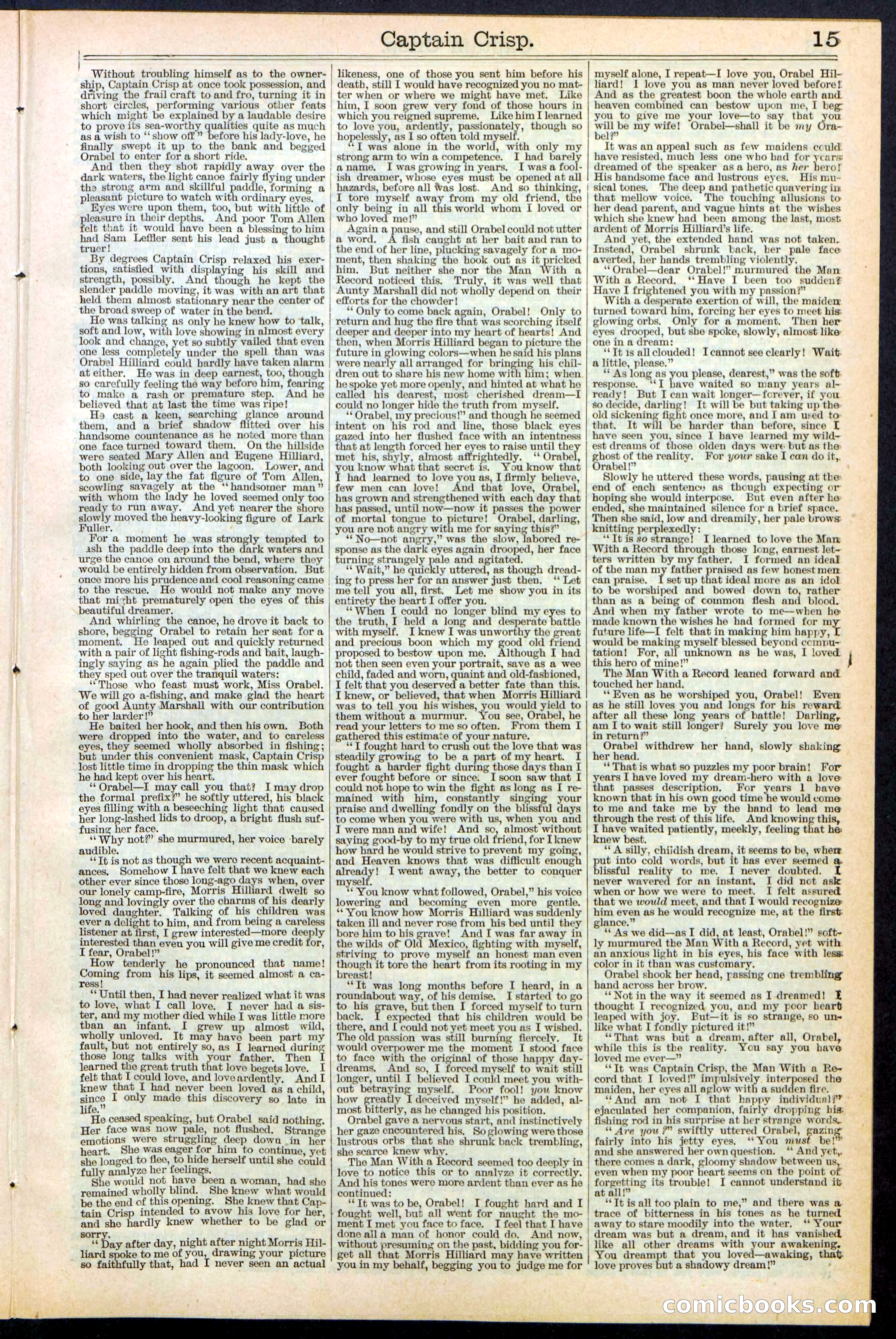 Beadle's Dime Library No. 372 — page 15 of 32